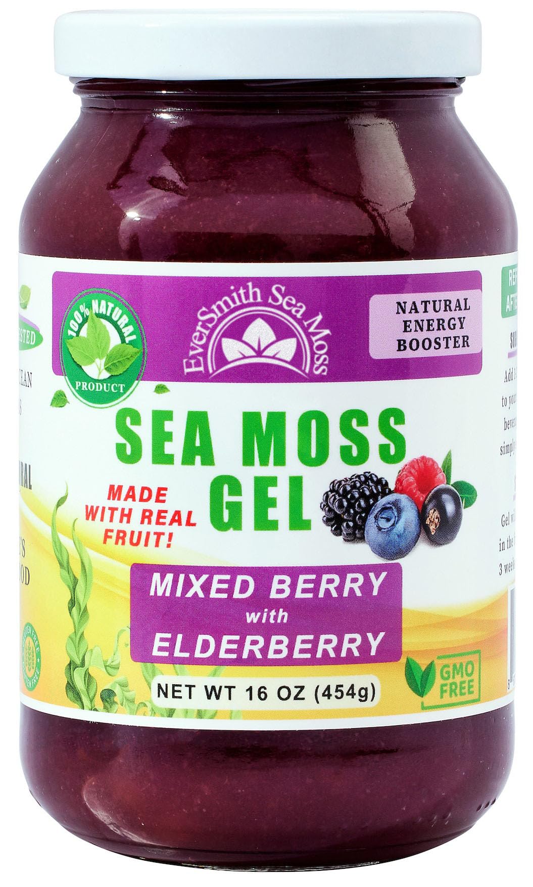 Foto 6 pulgar | Gel De Musgo Marino Eversmith Organics Wildcrafted Irish, 480 Ml - Venta Internacional.