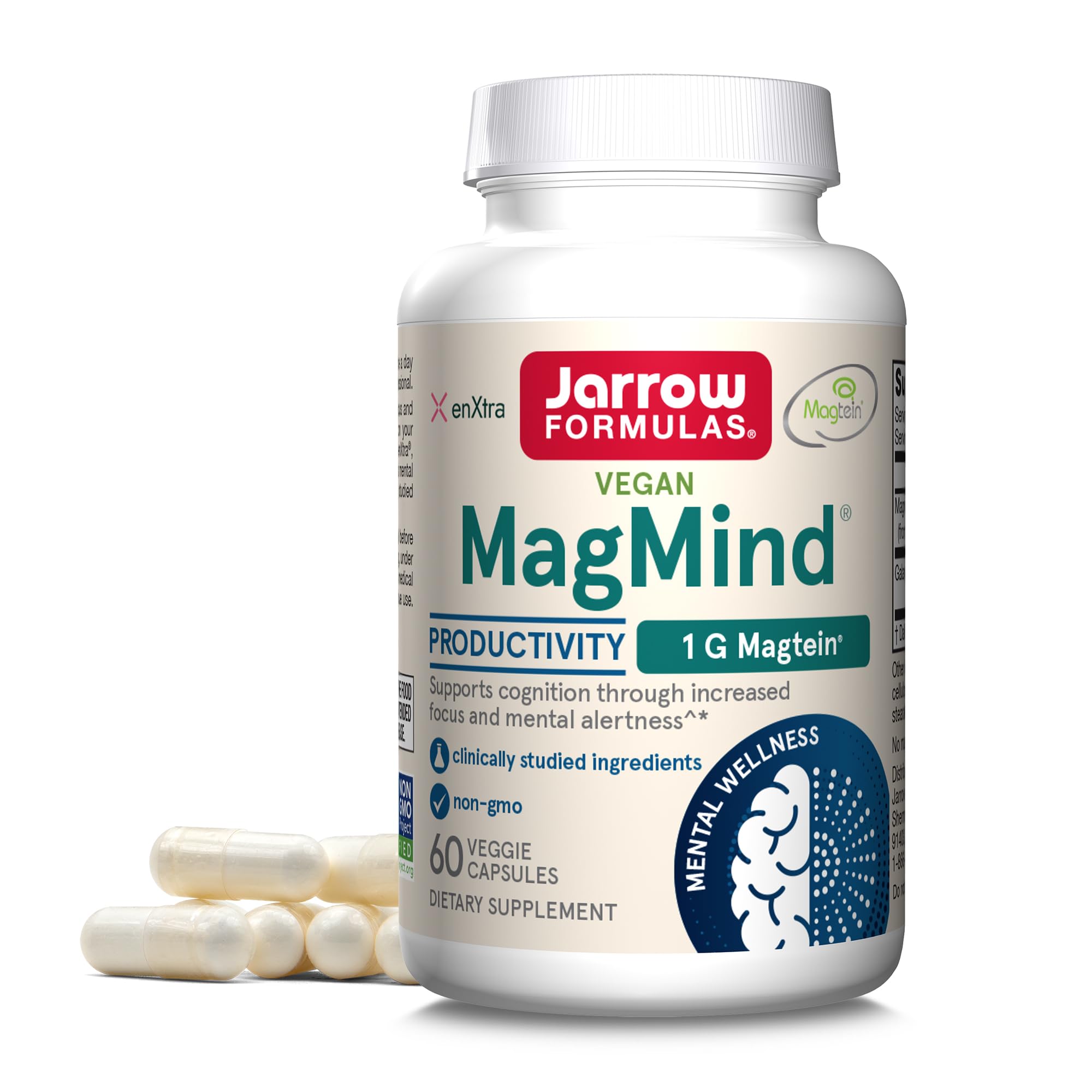 Foto 2 pulgar | Suplemento Jarrow Formulas Magmind Productivity 60 Cápsulas - Venta Internacional.