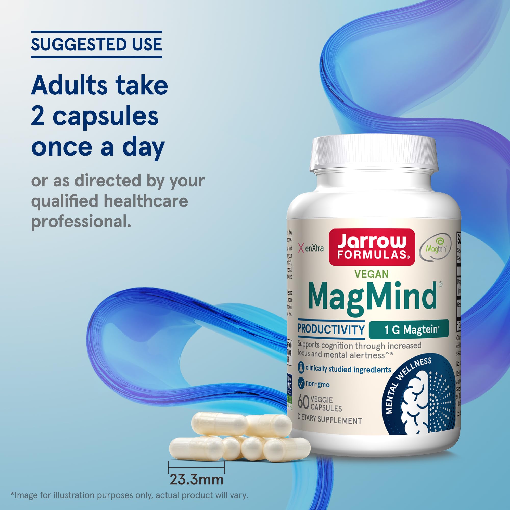 Foto 7 pulgar | Suplemento Jarrow Formulas Magmind Productivity 60 Cápsulas - Venta Internacional.