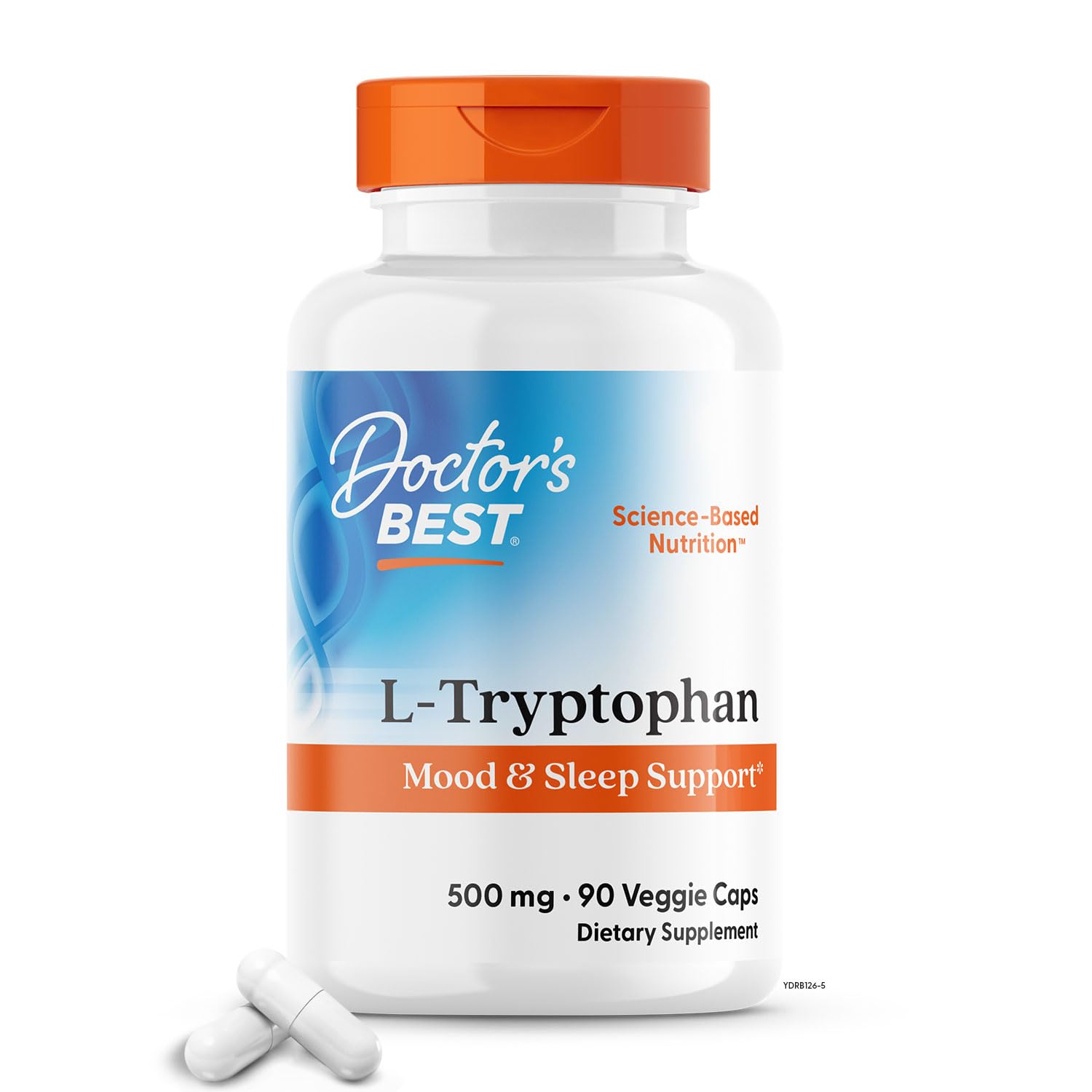 Suplemento Doctor's Best, L-triptófano, 90 Cápsulas Vegetarianas - Venta Internacional.