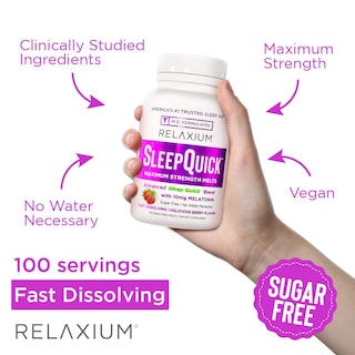 Foto 5 | Sleep Aid Relaxium Sleep Quick Melts 10 Mg De Melatonina 100 S - Venta Internacional.