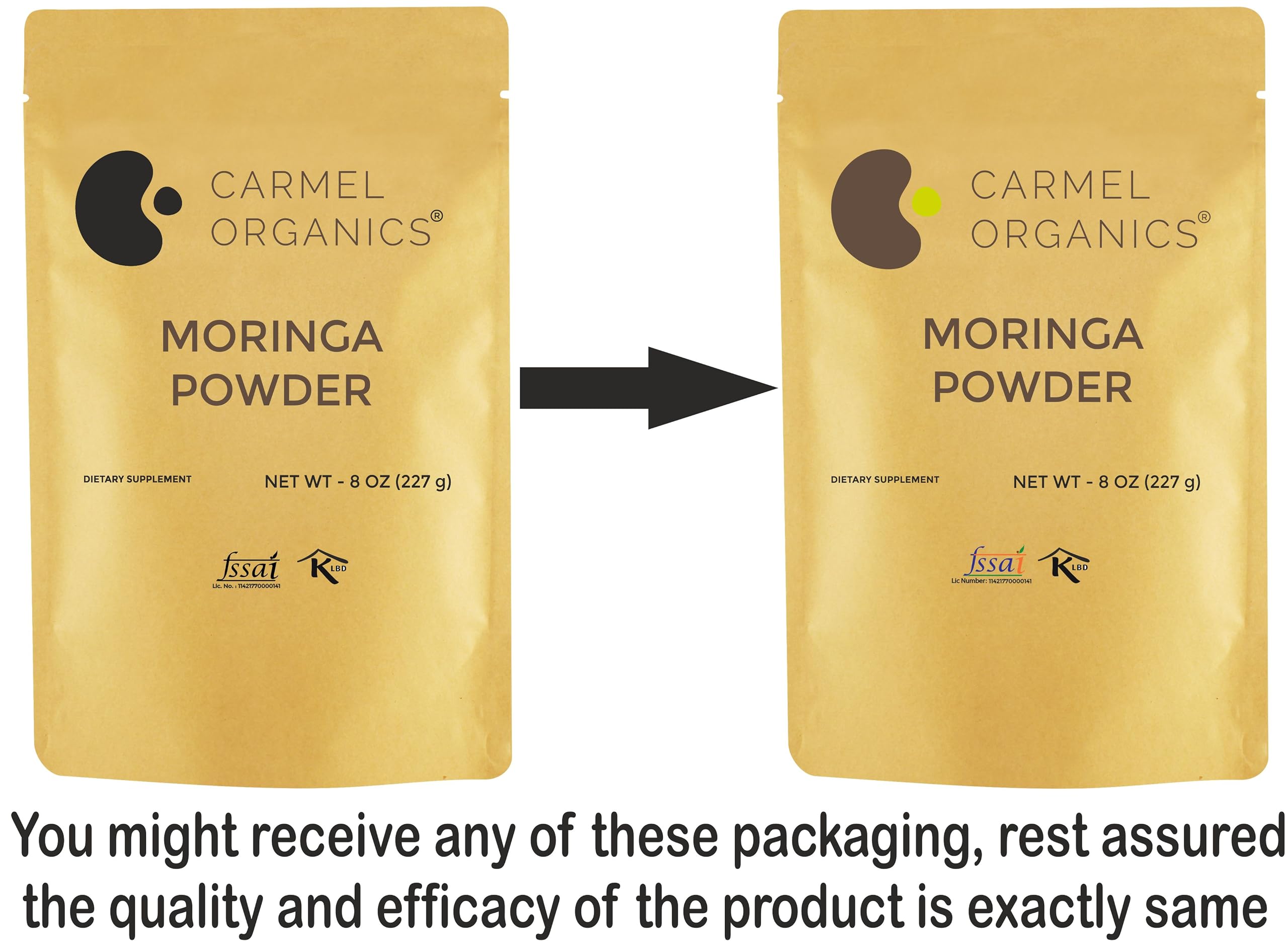 Foto 7 | Hojas De Moringa En Polvo Carmel Organics 240 Ml | Sin Ogm - Venta Internacional.