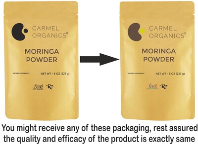 Foto 7 | Hojas De Moringa En Polvo Carmel Organics 240 Ml | Sin Ogm - Venta Internacional.