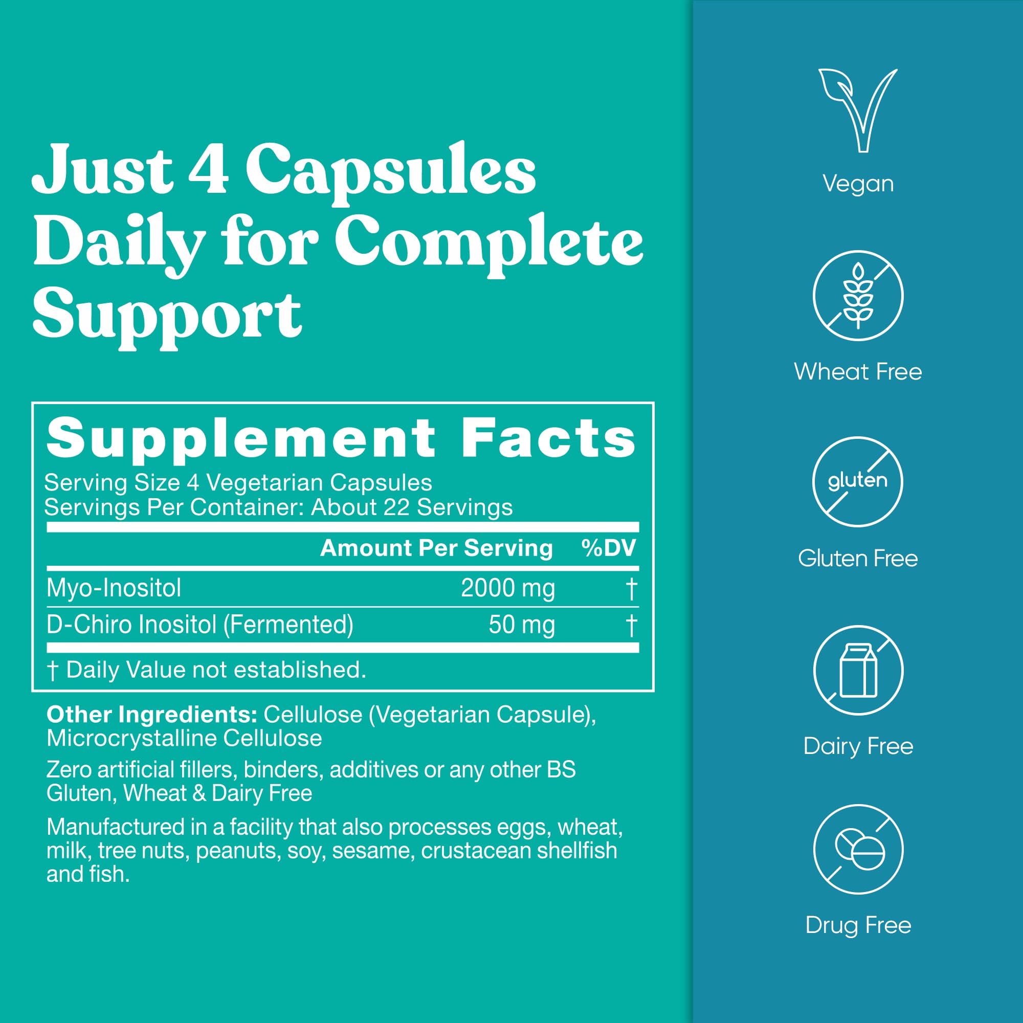Foto 6 | Suplemento Eu Natural Regule Hormone Balance Women 90 Cápsulas - Venta Internacional.