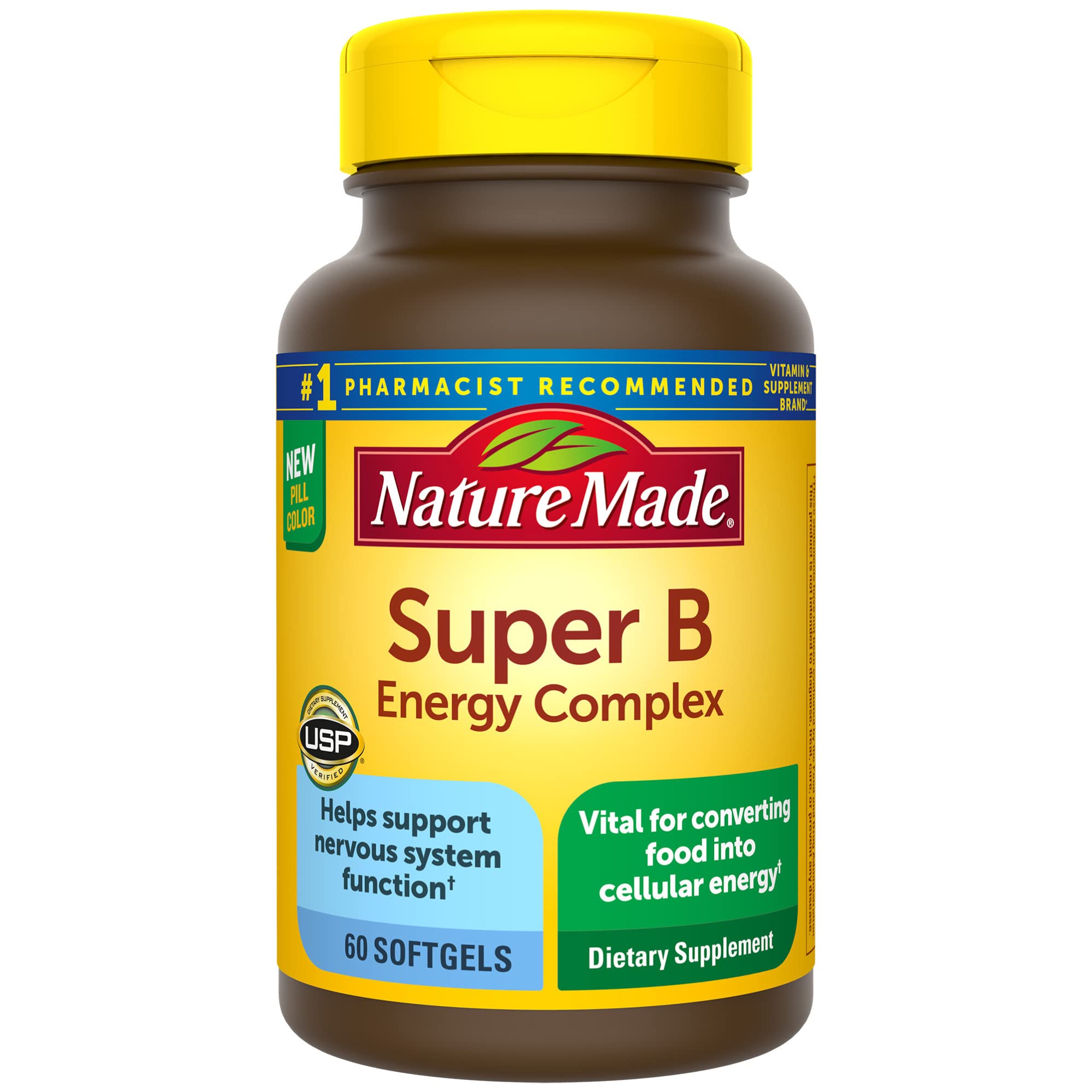 Foto 2 pulgar | Suplemento Dietético Nature Made Super B Energy Complex 60 Cápsulas Blandas - Venta Internacional.