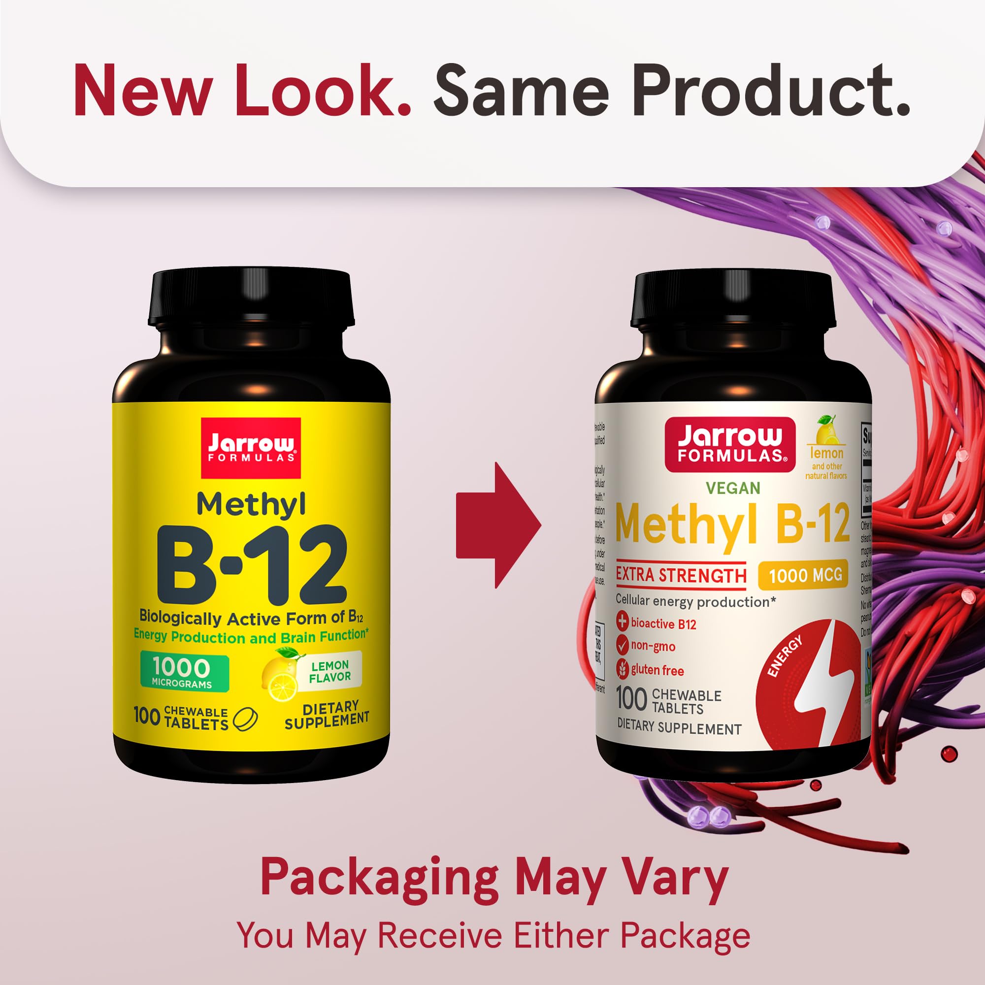 Foto 3 pulgar | Suplemento Jarrow Formulas, Metil B-12, 1000 Mcg, 100 Tabletas - Venta Internacional.