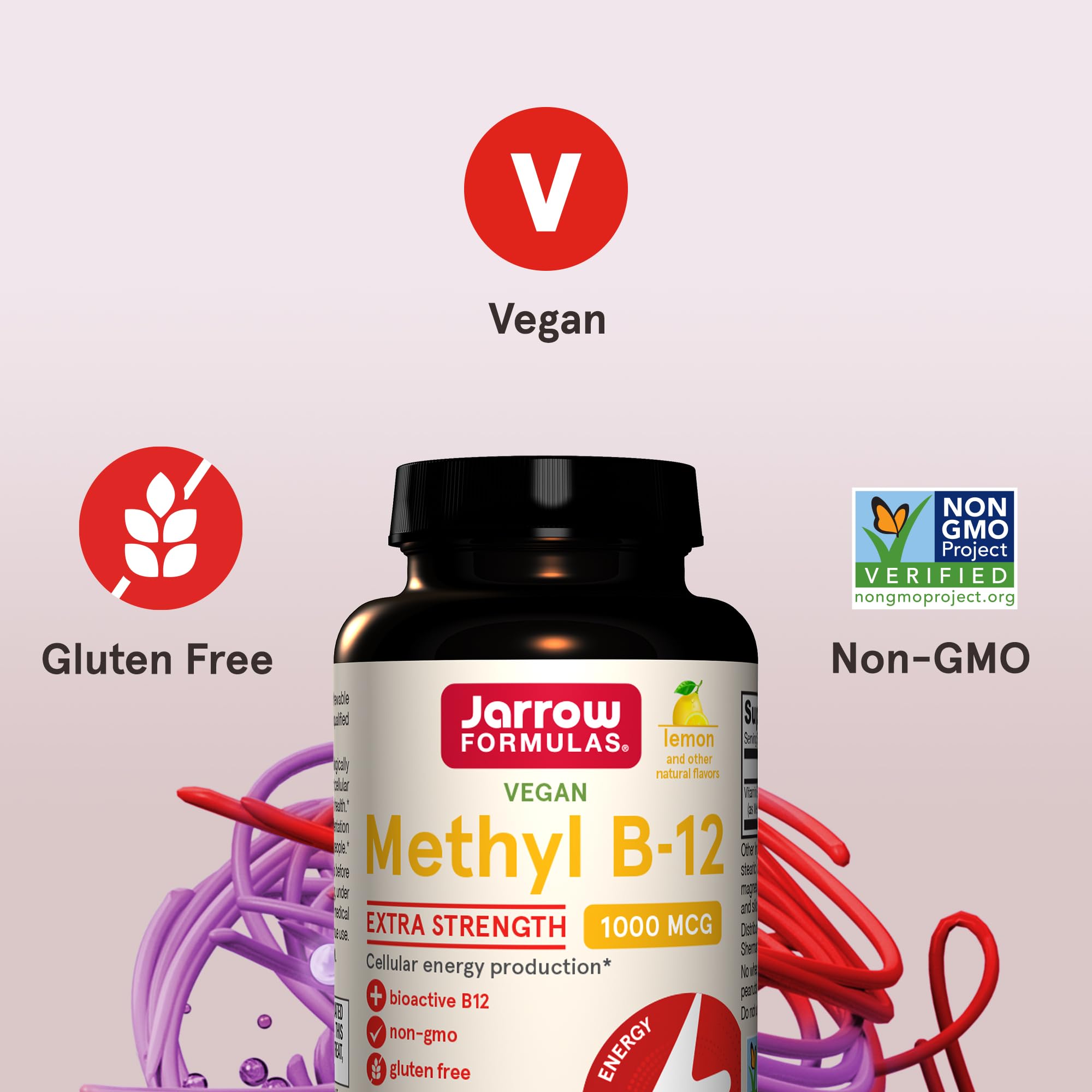Foto 6 pulgar | Suplemento Jarrow Formulas, Metil B-12, 1000 Mcg, 100 Tabletas - Venta Internacional.