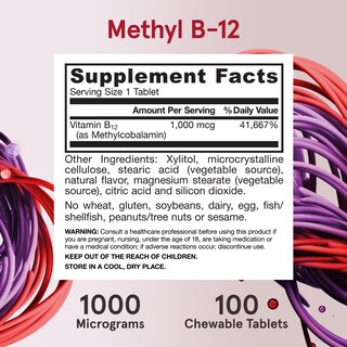Foto 6 | Suplemento Jarrow Formulas, Metil B-12, 1000 Mcg, 100 Tabletas - Venta Internacional.