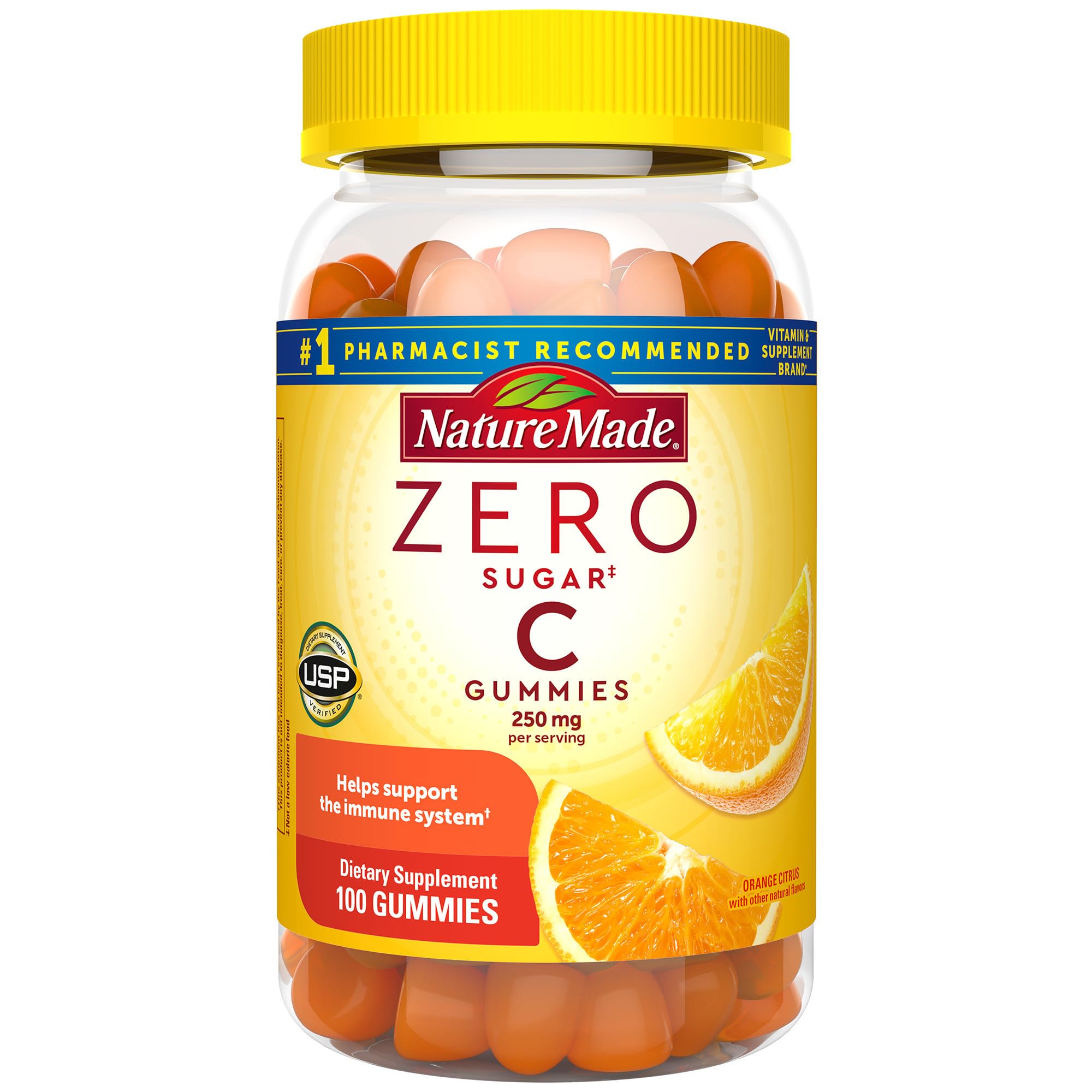 Gomitas De Vitamina C Nature Made Sin Azúcar, 250 Mg, 100 Gomitas - Venta Internacional.