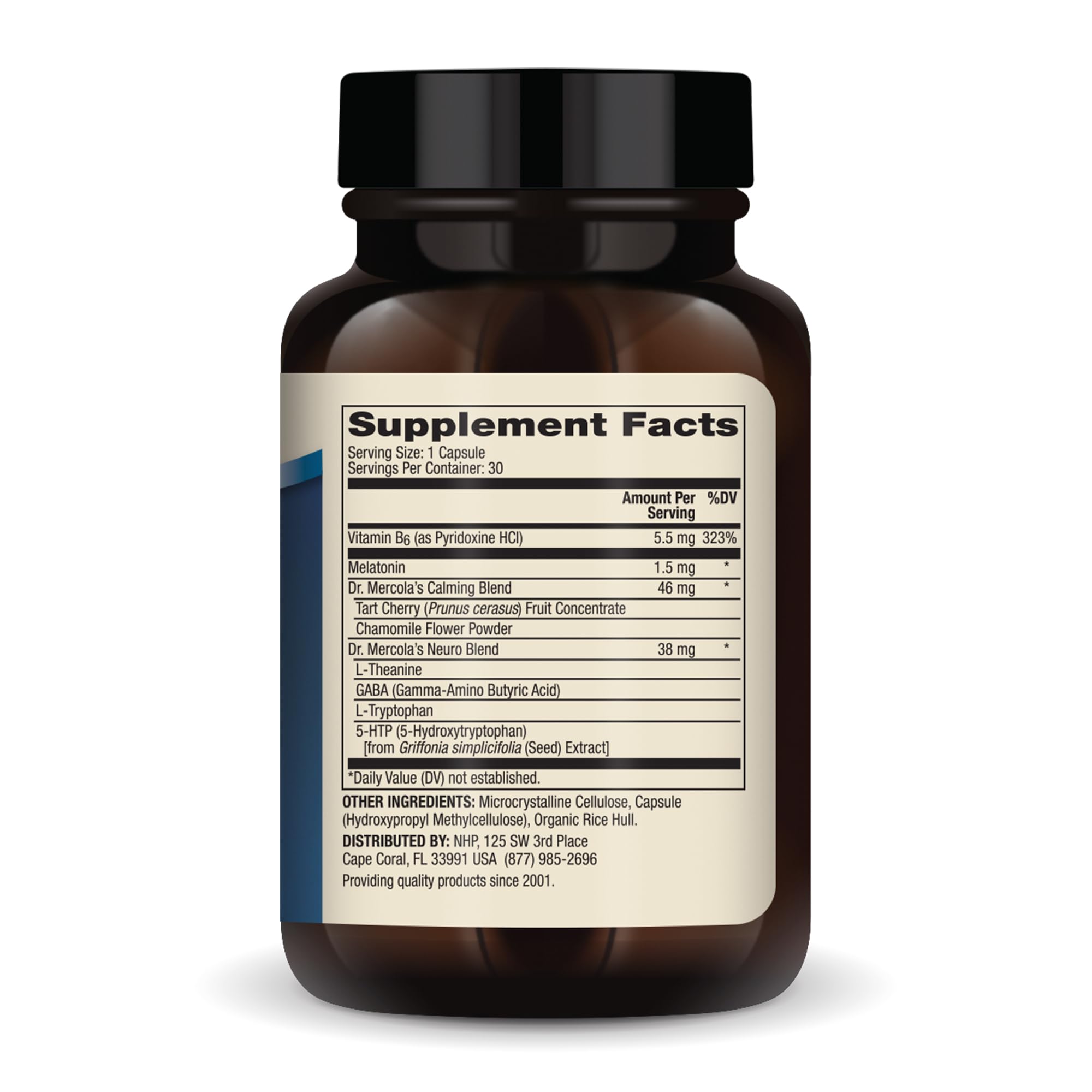 Foto 3 pulgar | Complemente Dr. Mercola Sleep Support Con 1,5 Mg De Melatonina 30 Cápsulas - Venta Internacional.