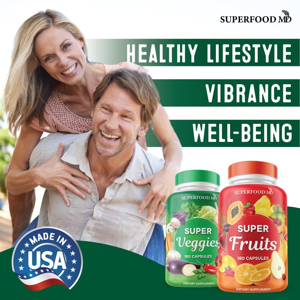 Foto 6 pulgar | Suplemento Superfood Md 360 Whole Super Fruta/veggie 180x2 - Venta Internacional.