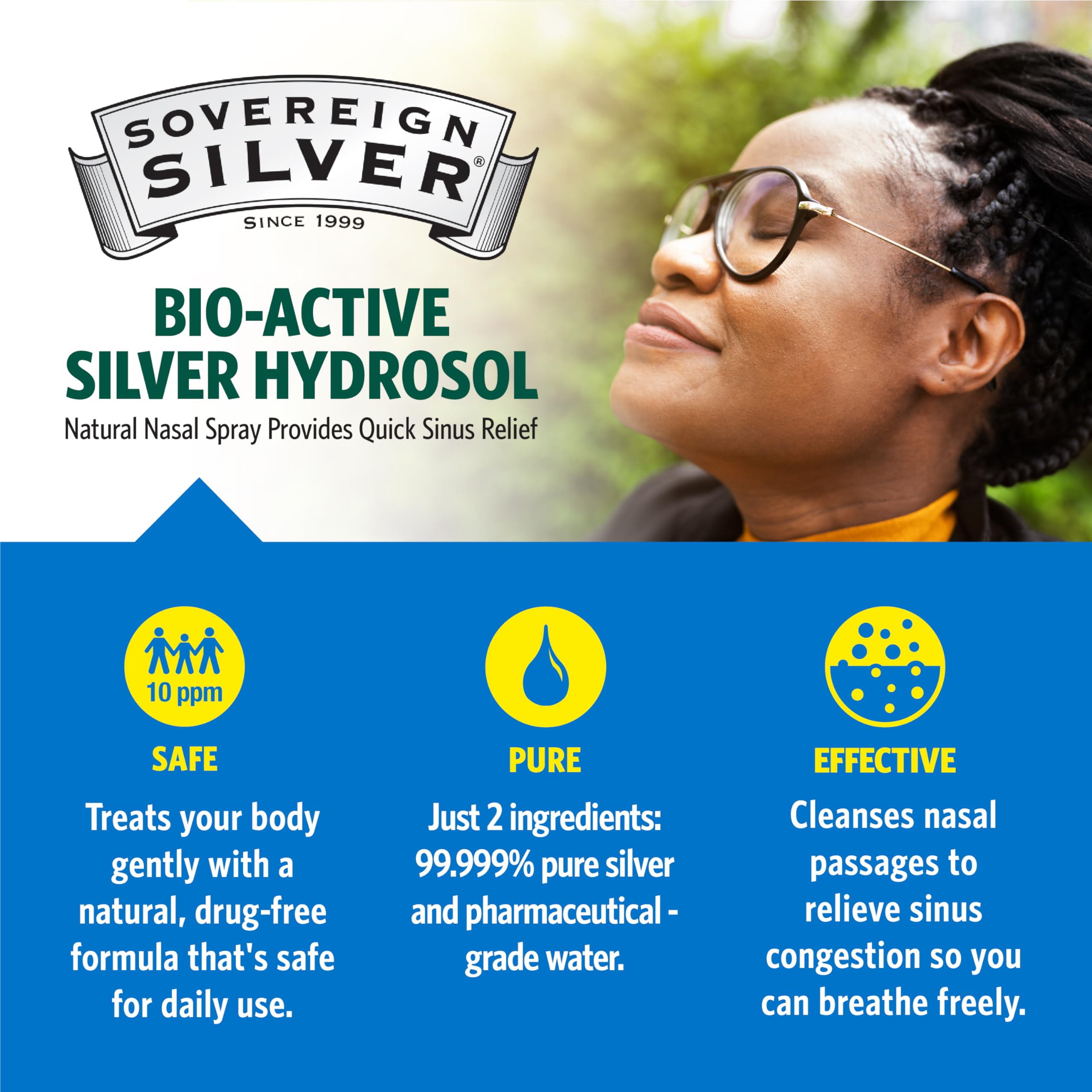 Foto 4 pulgar | Spray Nasal Sovereign Silver, Plata Coloidal Bioactiva, 60 Ml - Venta Internacional.