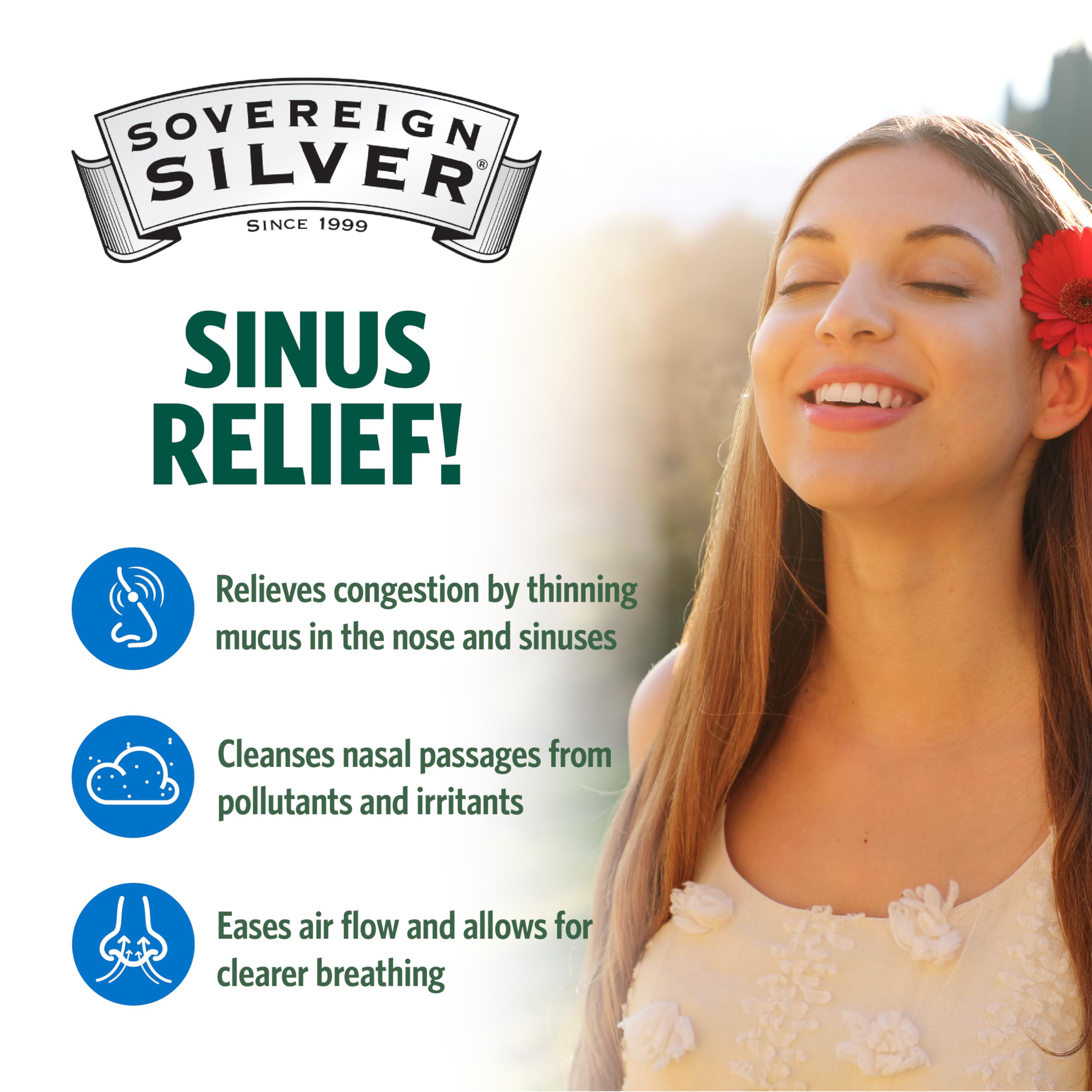 Foto 5 pulgar | Spray Nasal Sovereign Silver, Plata Coloidal Bioactiva, 60 Ml - Venta Internacional.