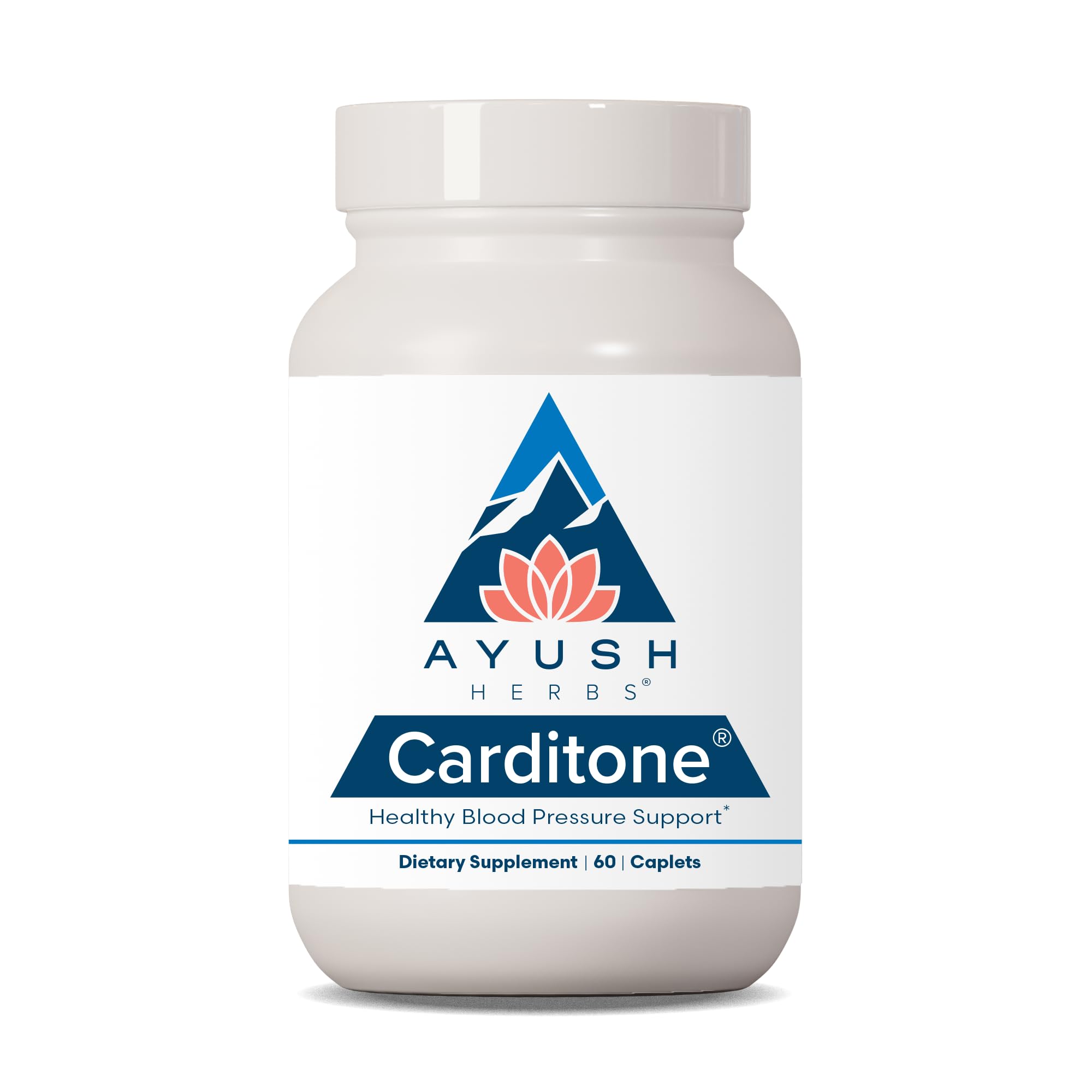 Suplemento Ayush Herbs Carditone Para La Presión Arterial 60 Comprimidos - Venta Internacional.