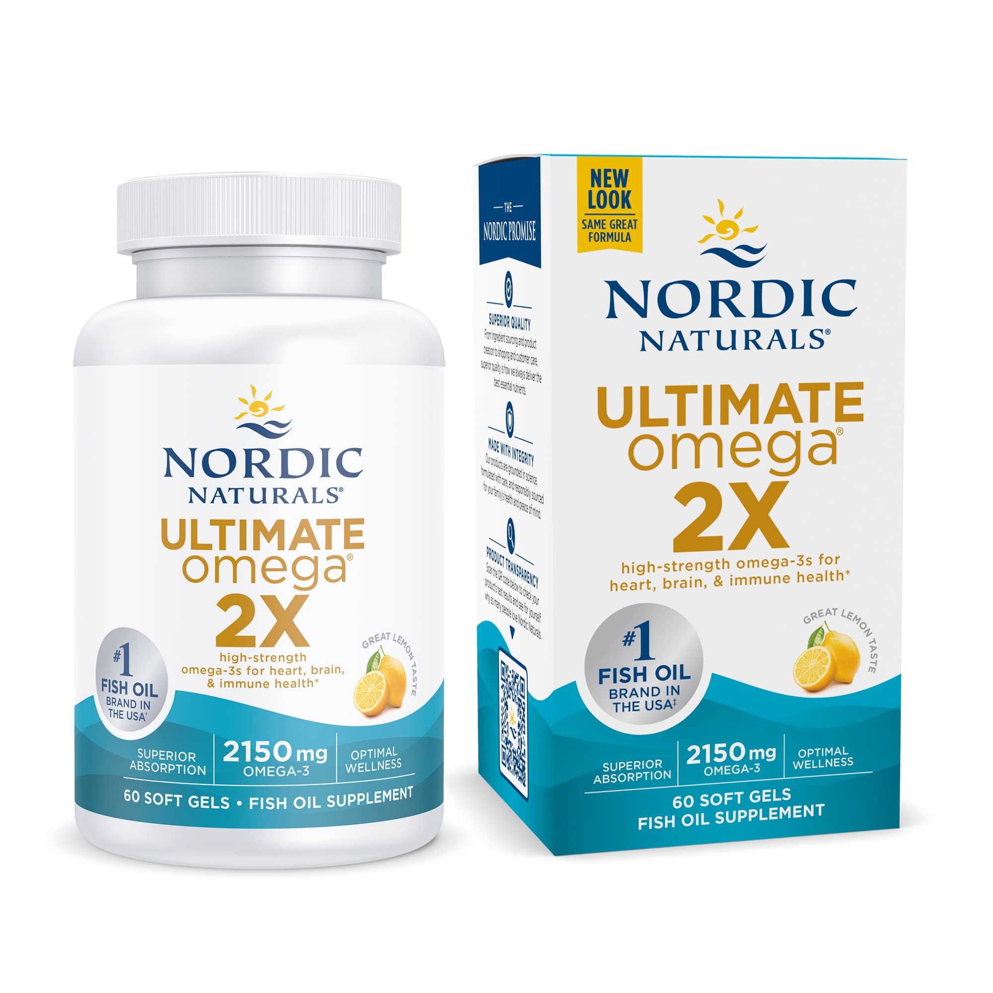 Foto 2 pulgar | Suplemento Nordic Naturals Ultimate Omega 2 Veces, 2150 Mg, 60 Cápsulas Blandas - Venta Internacional.