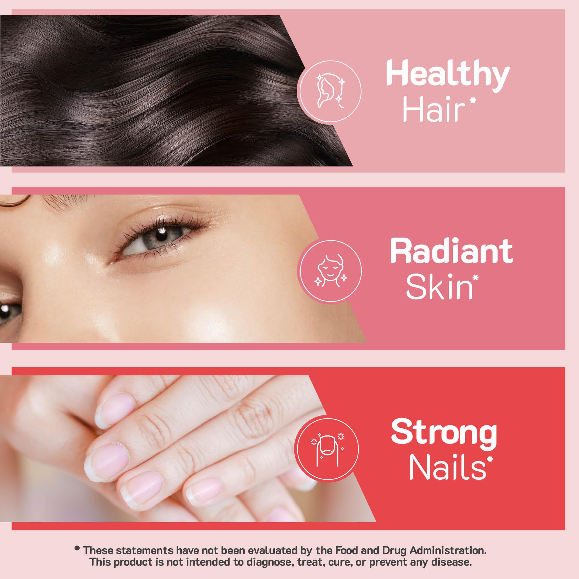 Foto 4 | Suplemento De Gomitas De Biotina Yum-v's De 5000 Mcg Para Cabello, Piel Y Uñas - Venta Internacional.