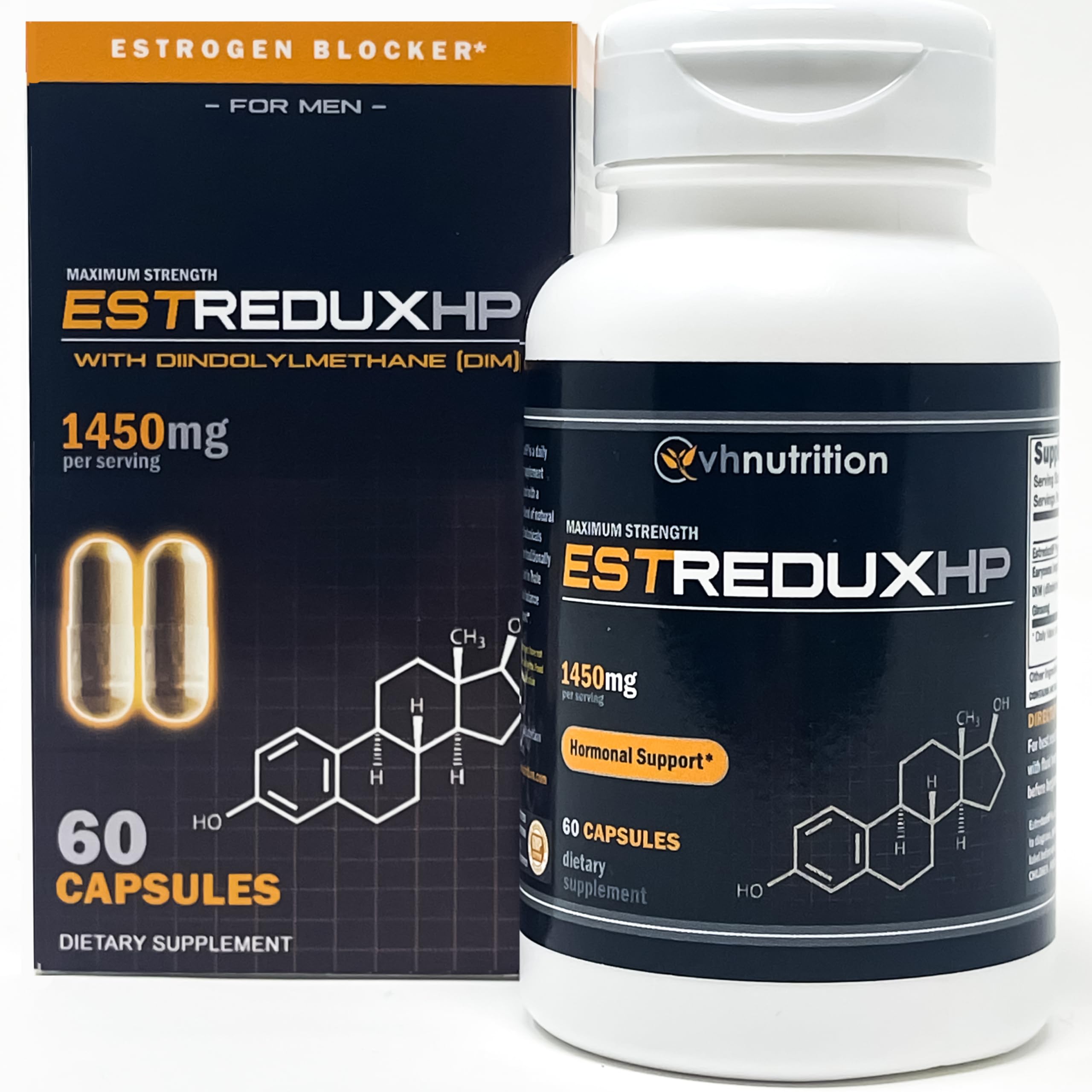 Foto 1 | Suplemento Bloqueador De Estrógenos Estredux Hp De Vh Nutrition 60 Cápsulas - Venta Internacional.