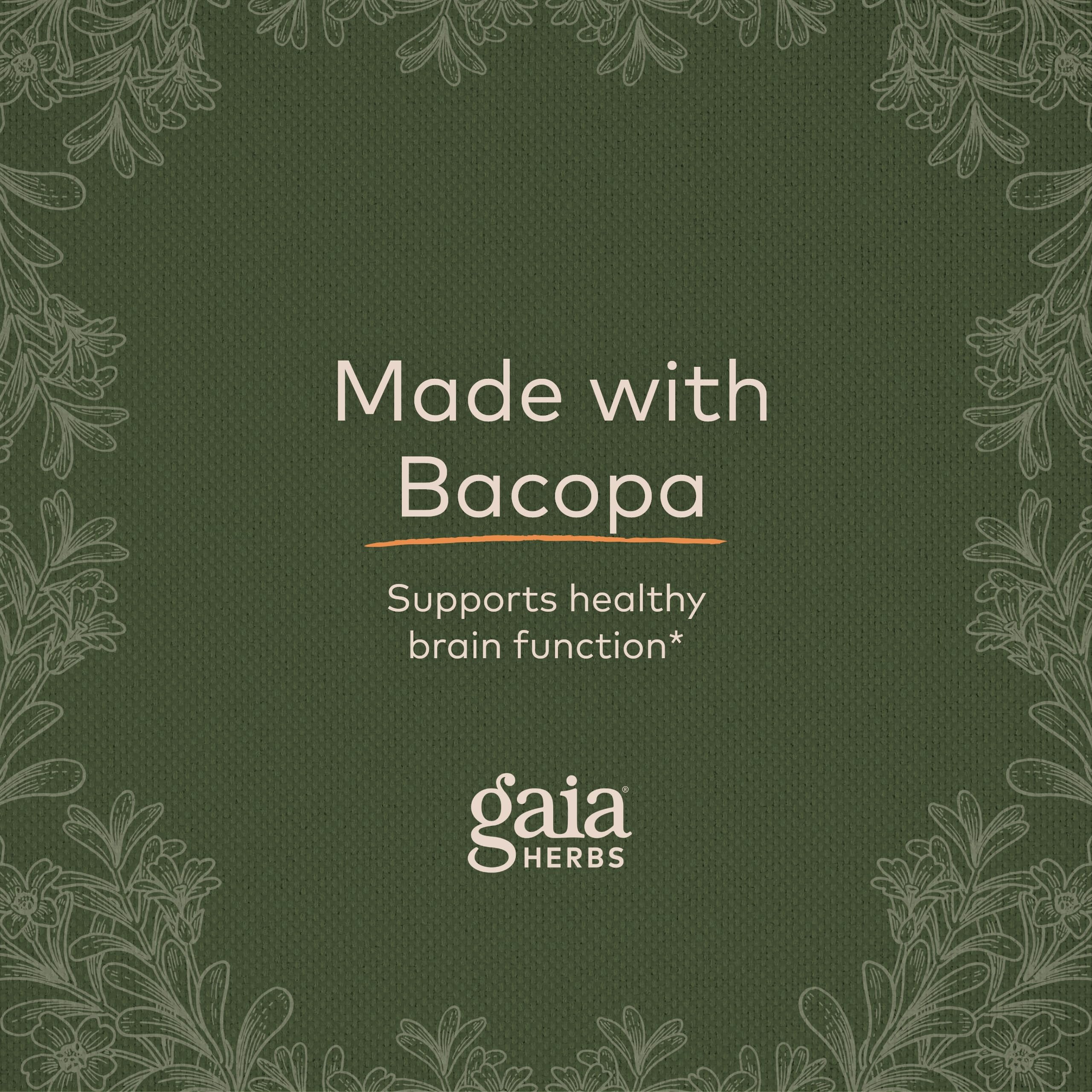 Foto 7 pulgar | Suplemento Gaia Herbs Bacopa Brain Support 60 Cápsulas Veganas - Venta Internacional.