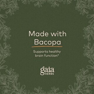 Foto 6 | Suplemento Gaia Herbs Bacopa Brain Support 60 Cápsulas Veganas - Venta Internacional.