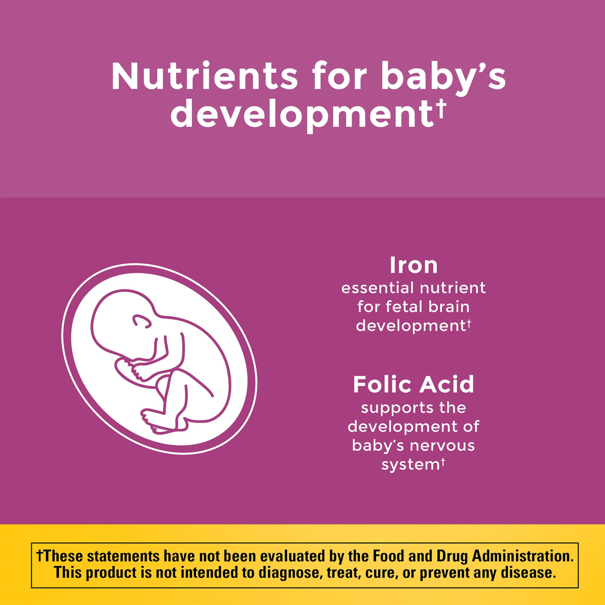 Foto 3 pulgar | Multivitamínico Prenatal Nature Made, 90 Comprimidos, Suministro Para 90 Días - Venta Internacional.