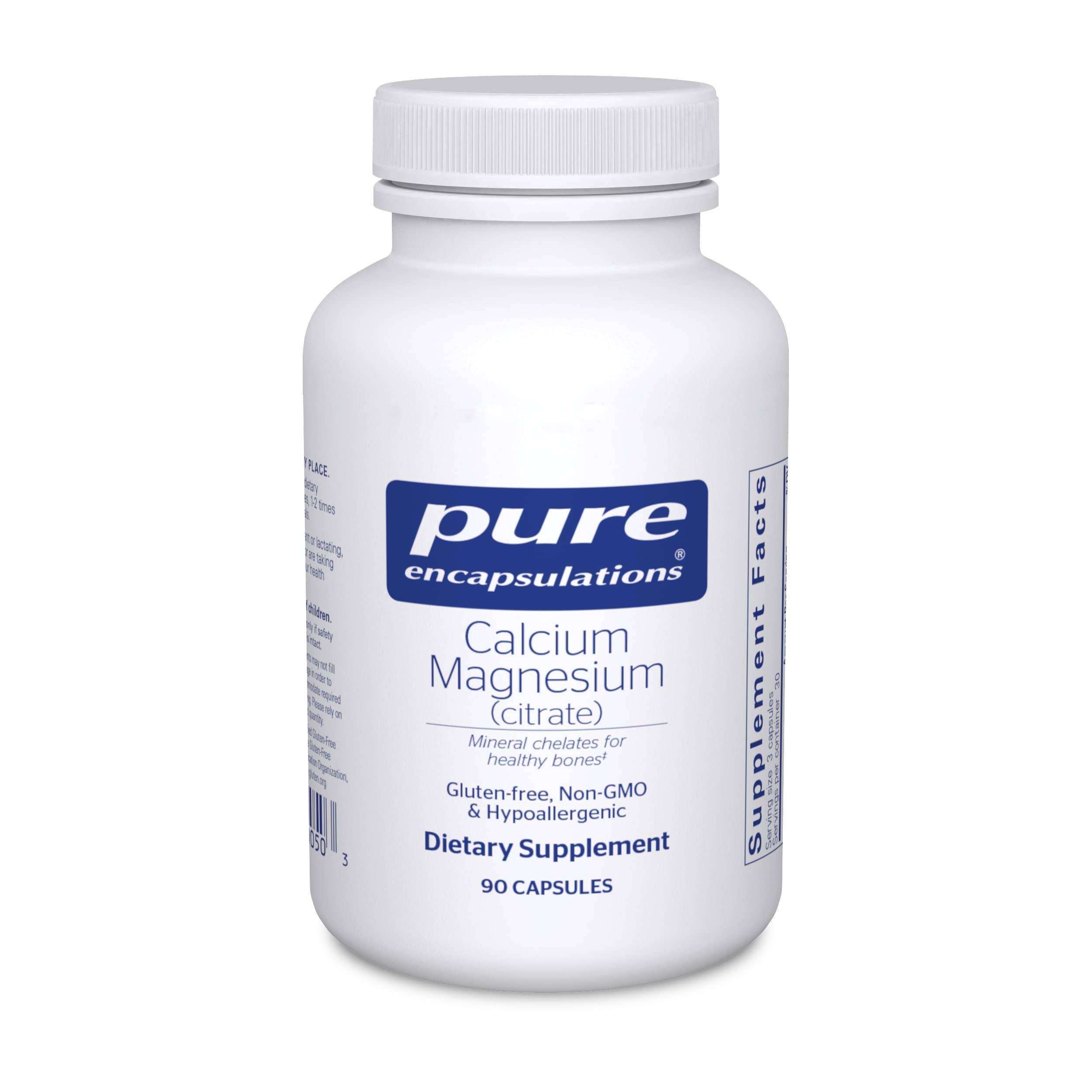 Foto 2 pulgar | Suplemento Pure Encapsulations Calcio Magnesio 240 Ml - Venta Internacional.