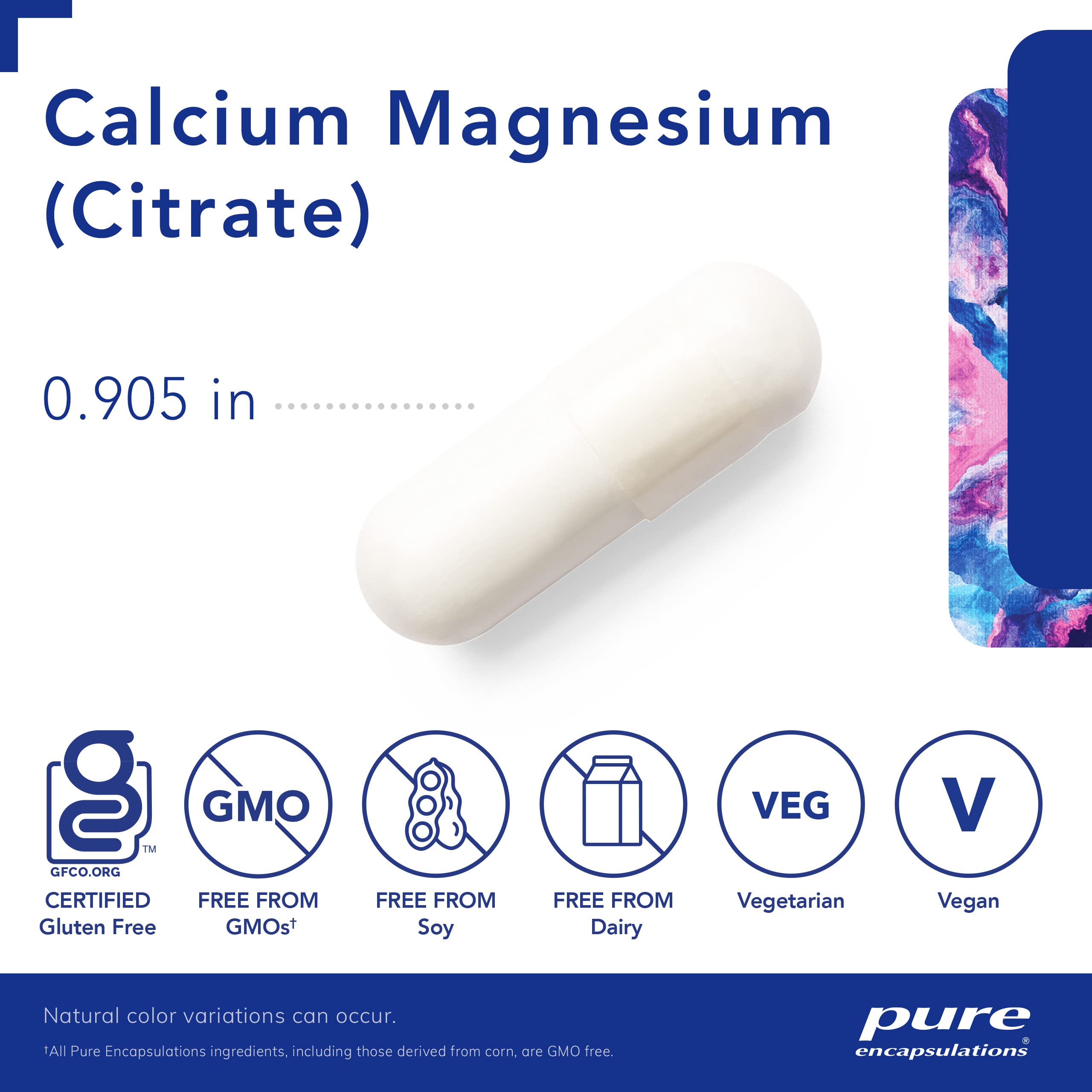 Foto 4 pulgar | Suplemento Pure Encapsulations Calcio Magnesio 240 Ml - Venta Internacional.