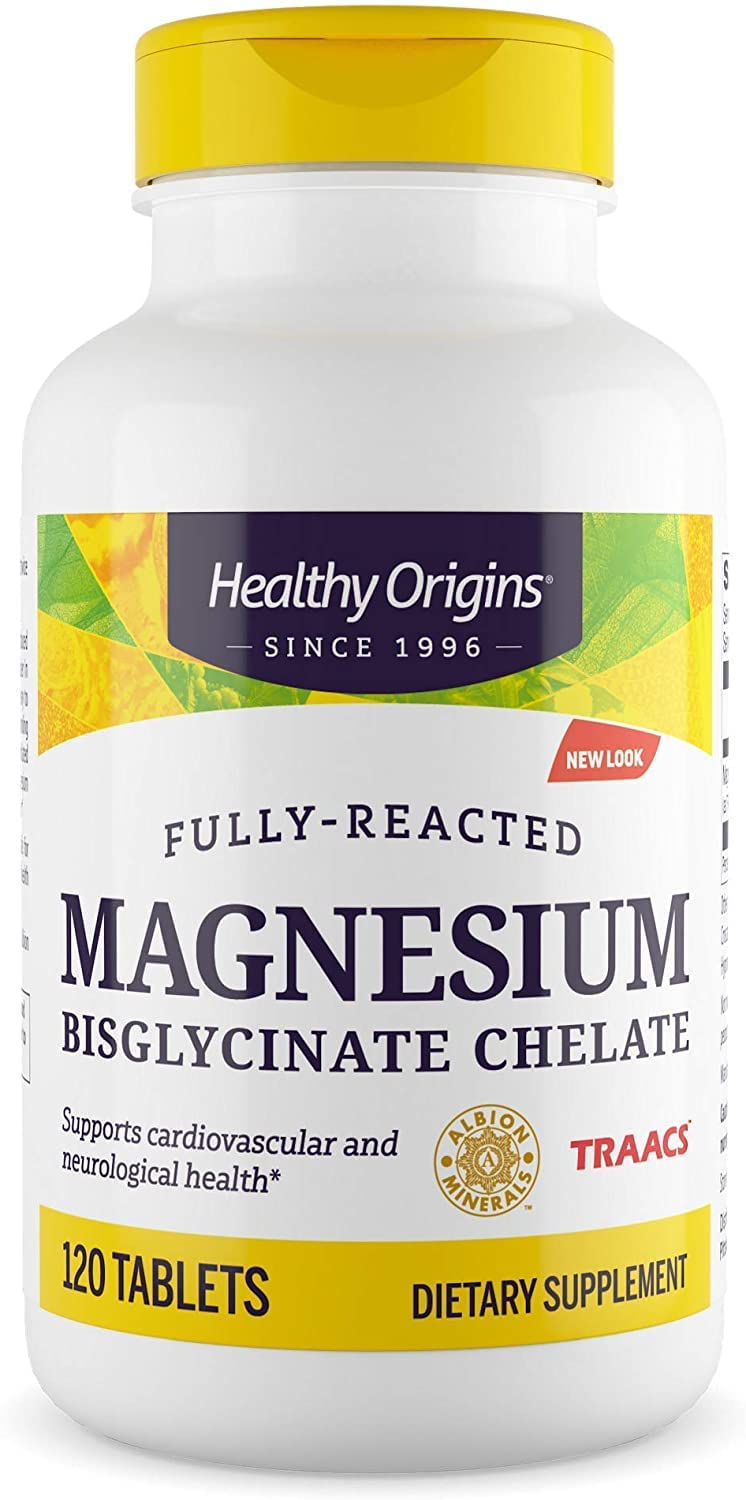 Foto 2 pulgar | Suplemento De Bisglicinato De Magnesio De Healthy Origins 120 Comprimidos - Venta Internacional.