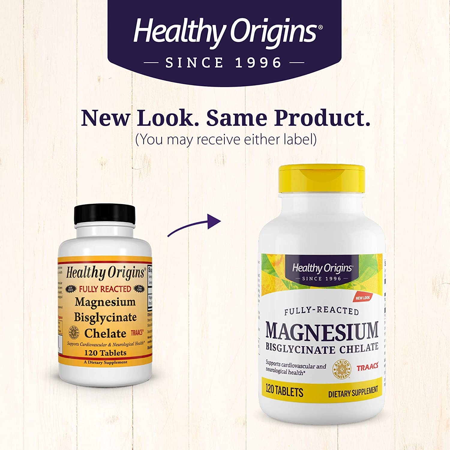 Foto 5 pulgar | Suplemento De Bisglicinato De Magnesio De Healthy Origins 120 Comprimidos - Venta Internacional.