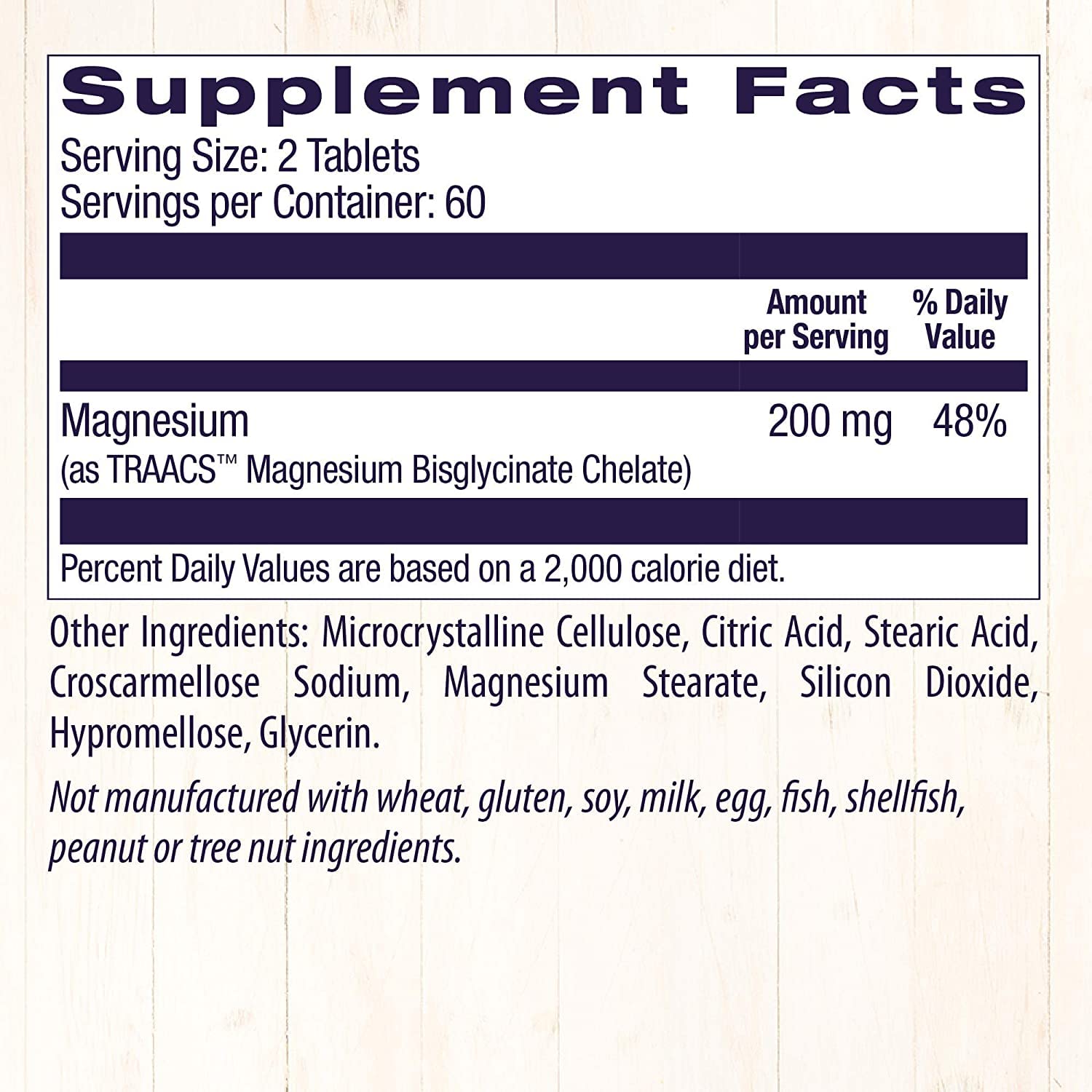 Foto 6 pulgar | Suplemento De Bisglicinato De Magnesio De Healthy Origins 120 Comprimidos - Venta Internacional.