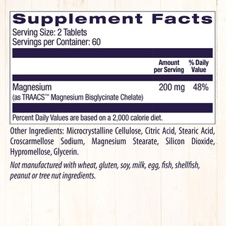 Foto 5 | Suplemento De Bisglicinato De Magnesio De Healthy Origins 120 Comprimidos - Venta Internacional.