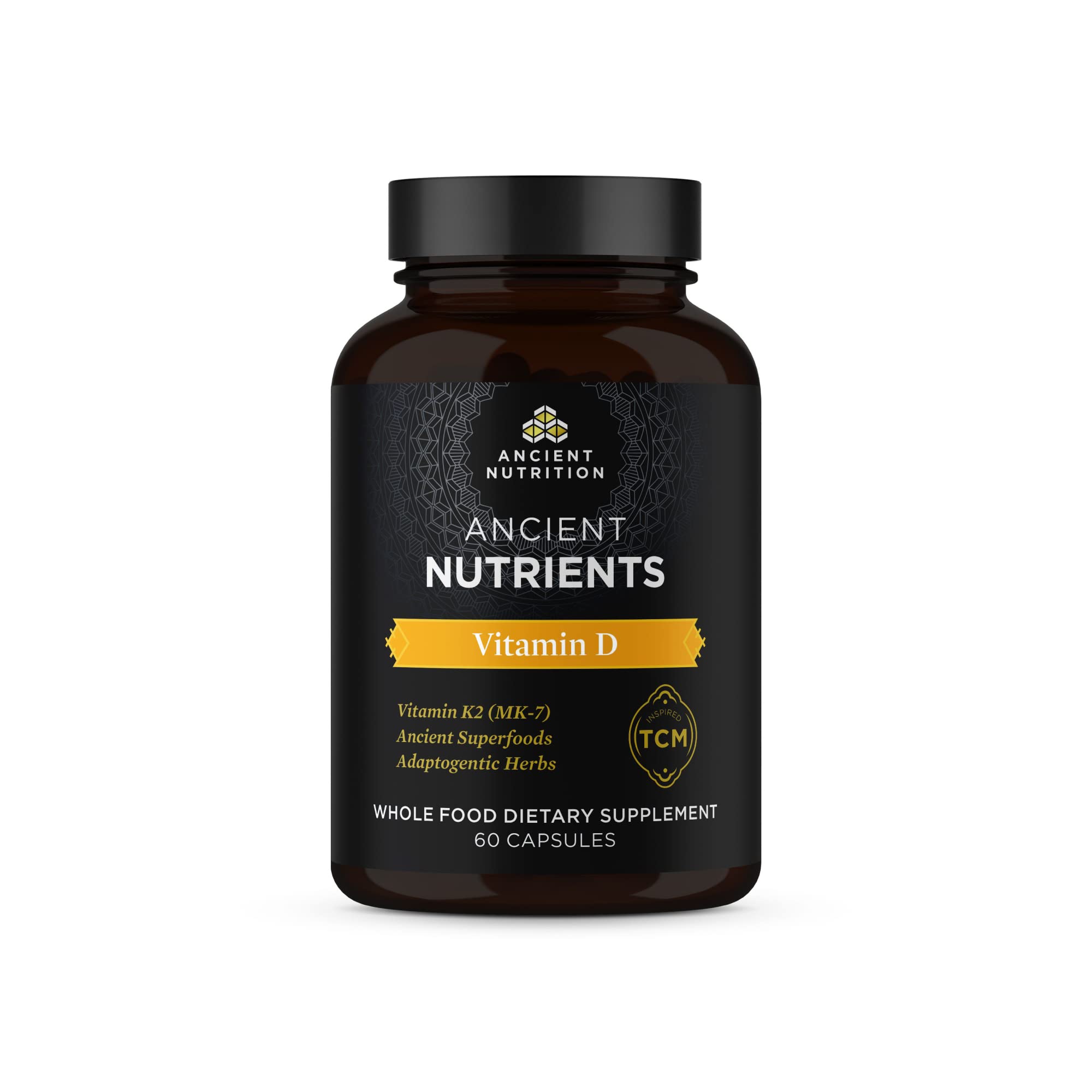 Foto 1 | Suplemento De Vitamina D De Ancient Nutrition, 5000 Ui, 60 Cápsulas - Venta Internacional.