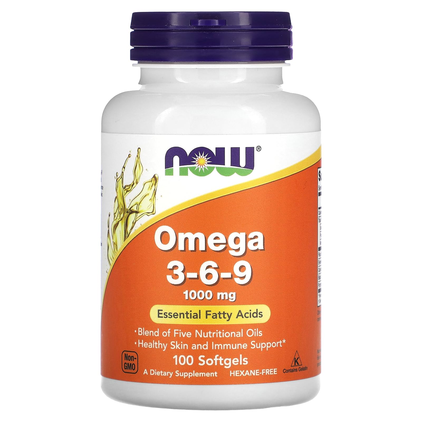 Foto 2 pulgar | Suplemento Now Foods Omega 3-6-9, 1000 Mg, 100 Cápsulas Blandas - Venta Internacional.