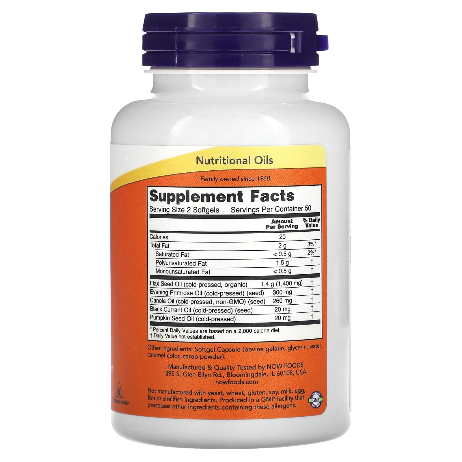 Foto 3 pulgar | Suplemento Now Foods Omega 3-6-9, 1000 Mg, 100 Cápsulas Blandas - Venta Internacional.