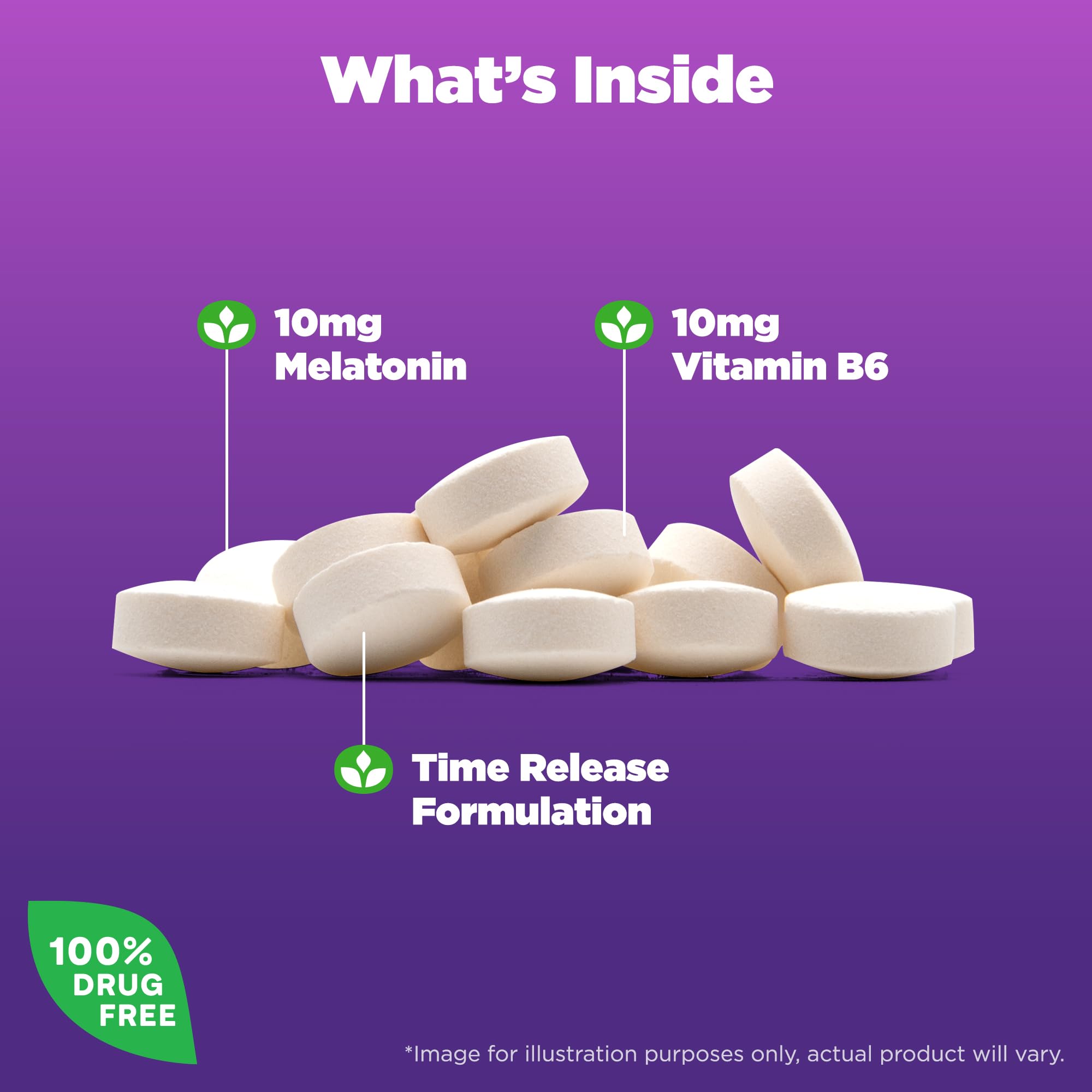 Foto 3 | Suplemento Natrol Advanced Sleep Melatonin 10 Mg 30 Comprimidos - Venta Internacional.