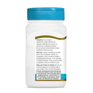 Foto 7 | Suplemento De Glicinato De Magnesio Del Siglo Xxi 200 Mg 90 Cápsulas - Venta Internacional.