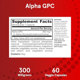 Foto 6 | Suplemento Jarrow Formulas Alpha Gpc 300 Mg 60 Cápsulas - Venta Internacional.