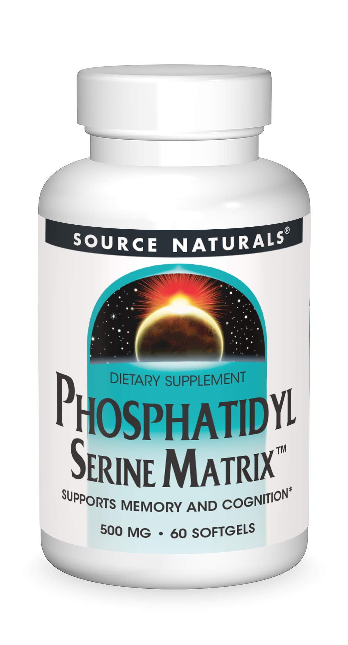 Matriz De Fosfatidilserina De Supplement Source Naturals, 500 Mg - Venta Internacional.