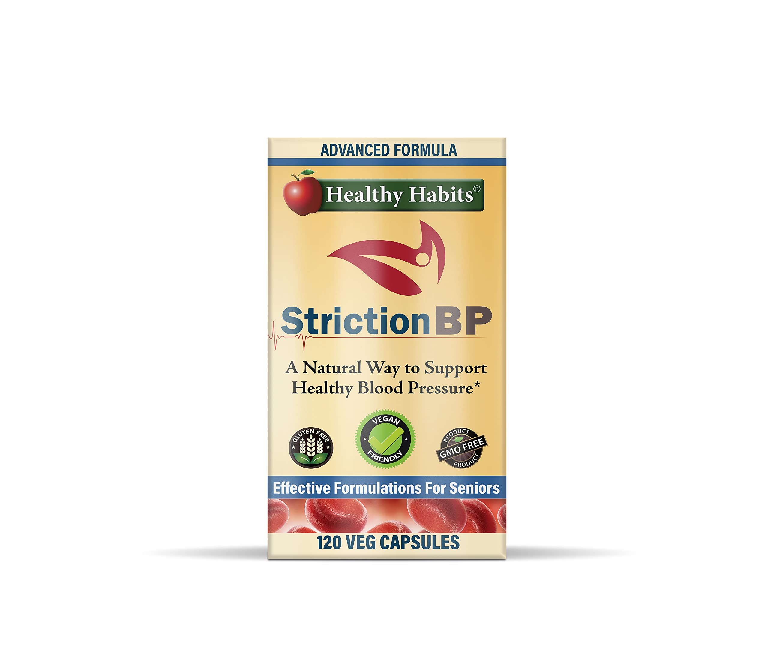 Suplemento Healthy Habits Strictionbp, 120 Cápsulas Vegetarianas - Venta Internacional.