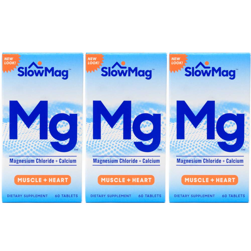 Foto 2 pulgar | Suplemento Slow-mag De Cloruro De Magnesio Y Calcio 60 Tabletas - Venta Internacional.