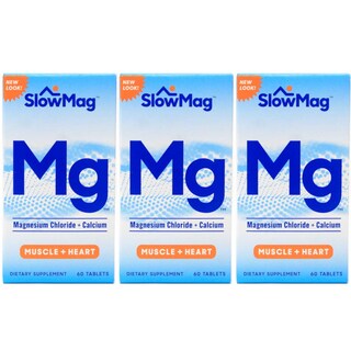 Foto 1 | Suplemento Slow-mag De Cloruro De Magnesio Y Calcio 60 Tabletas - Venta Internacional.