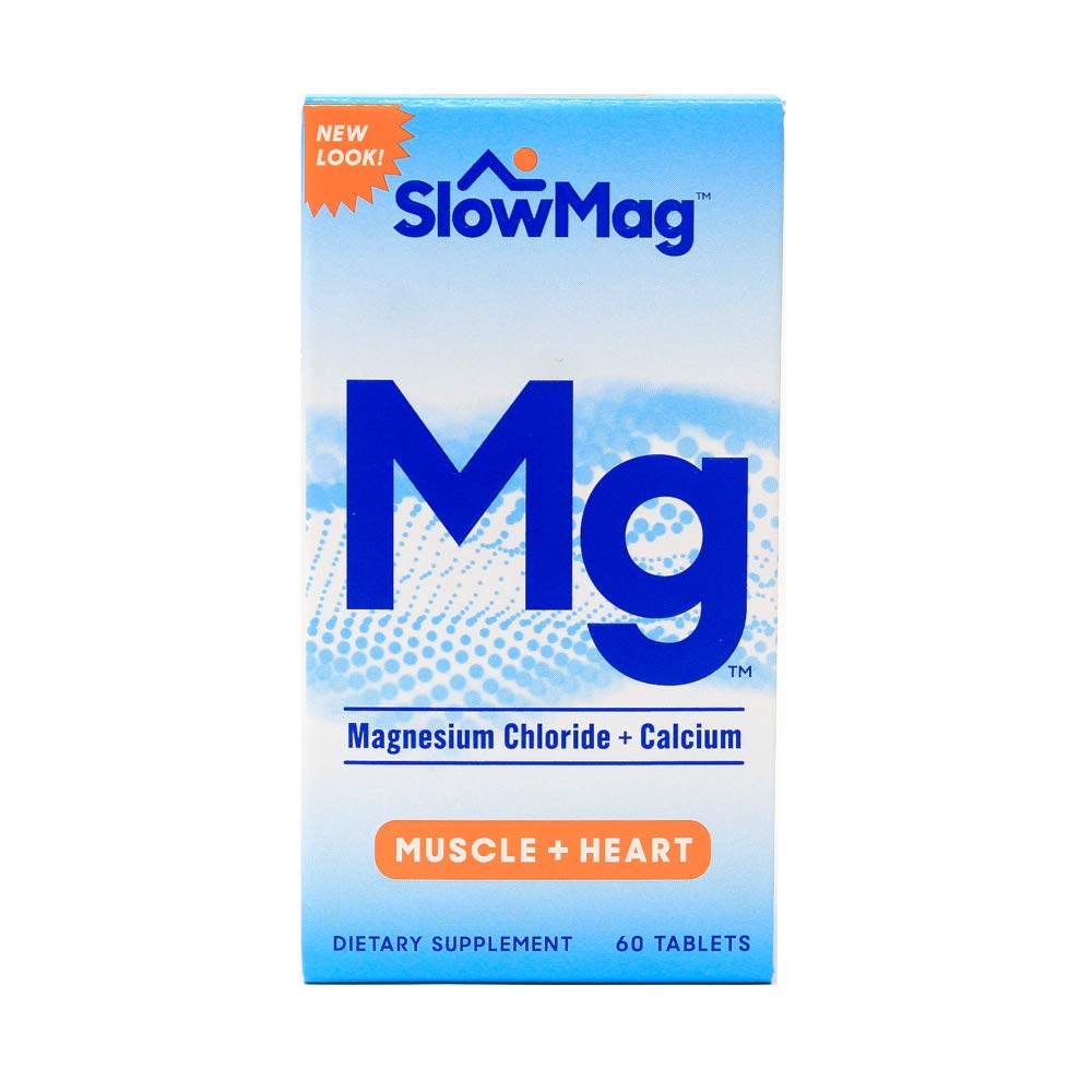 Foto 3 pulgar | Suplemento Slow-mag De Cloruro De Magnesio Y Calcio 60 Tabletas - Venta Internacional.
