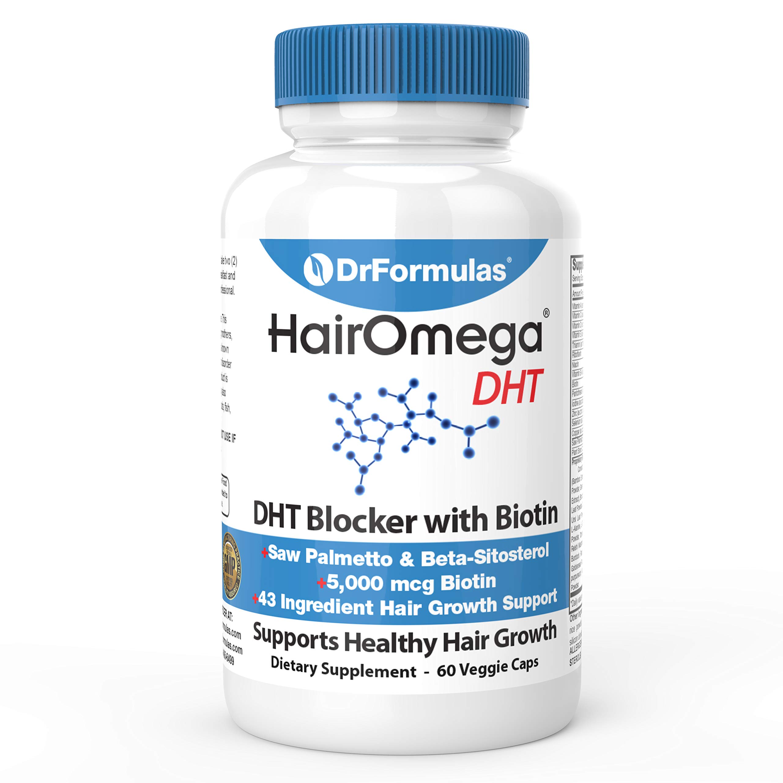 Foto 2 pulgar | Suplemento Dr. Formulas Hairomega, Bloqueador De Dht, Biotina, 5000 Mcg - Venta Internacional.
