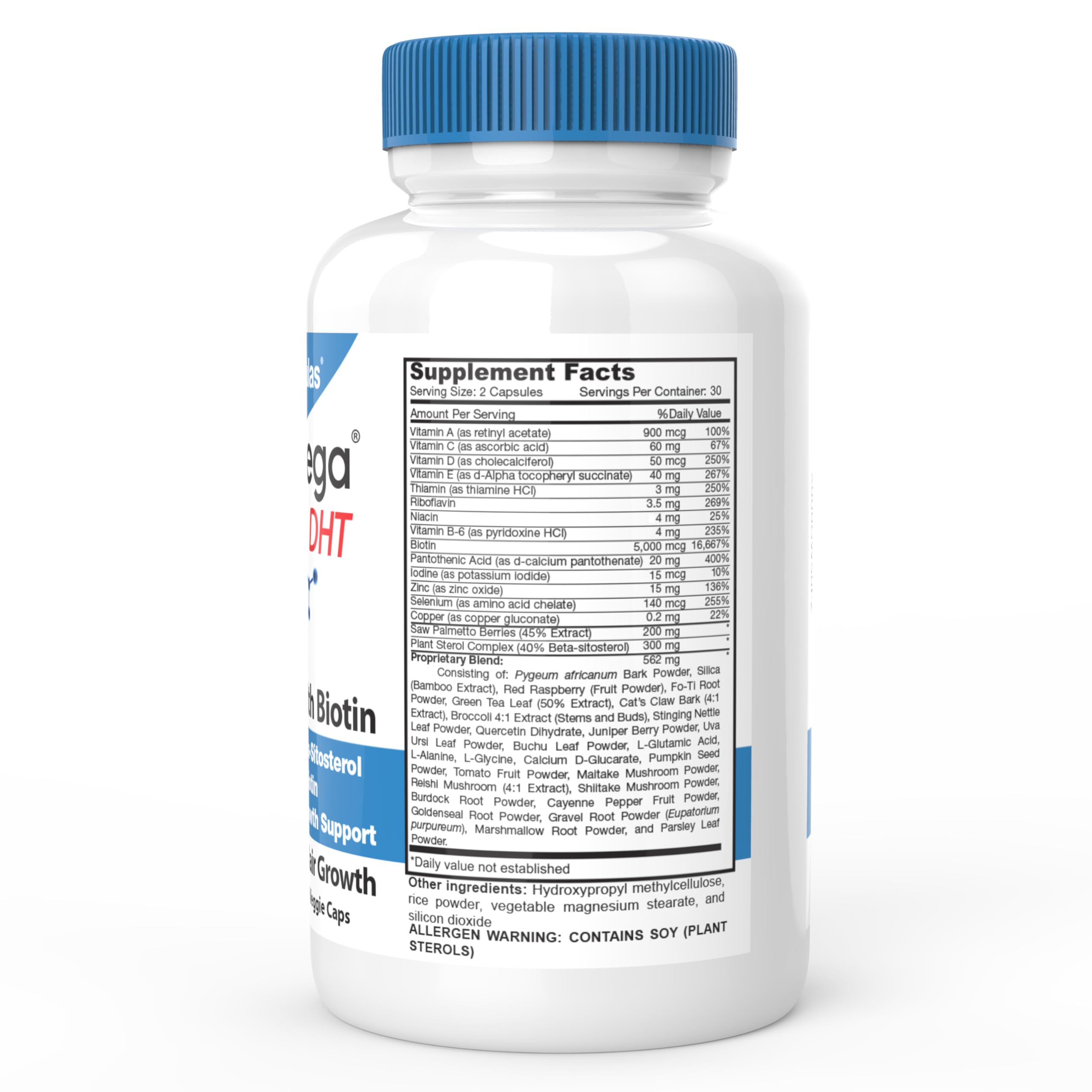 Foto 3 pulgar | Suplemento Dr. Formulas Hairomega, Bloqueador De Dht, Biotina, 5000 Mcg - Venta Internacional.