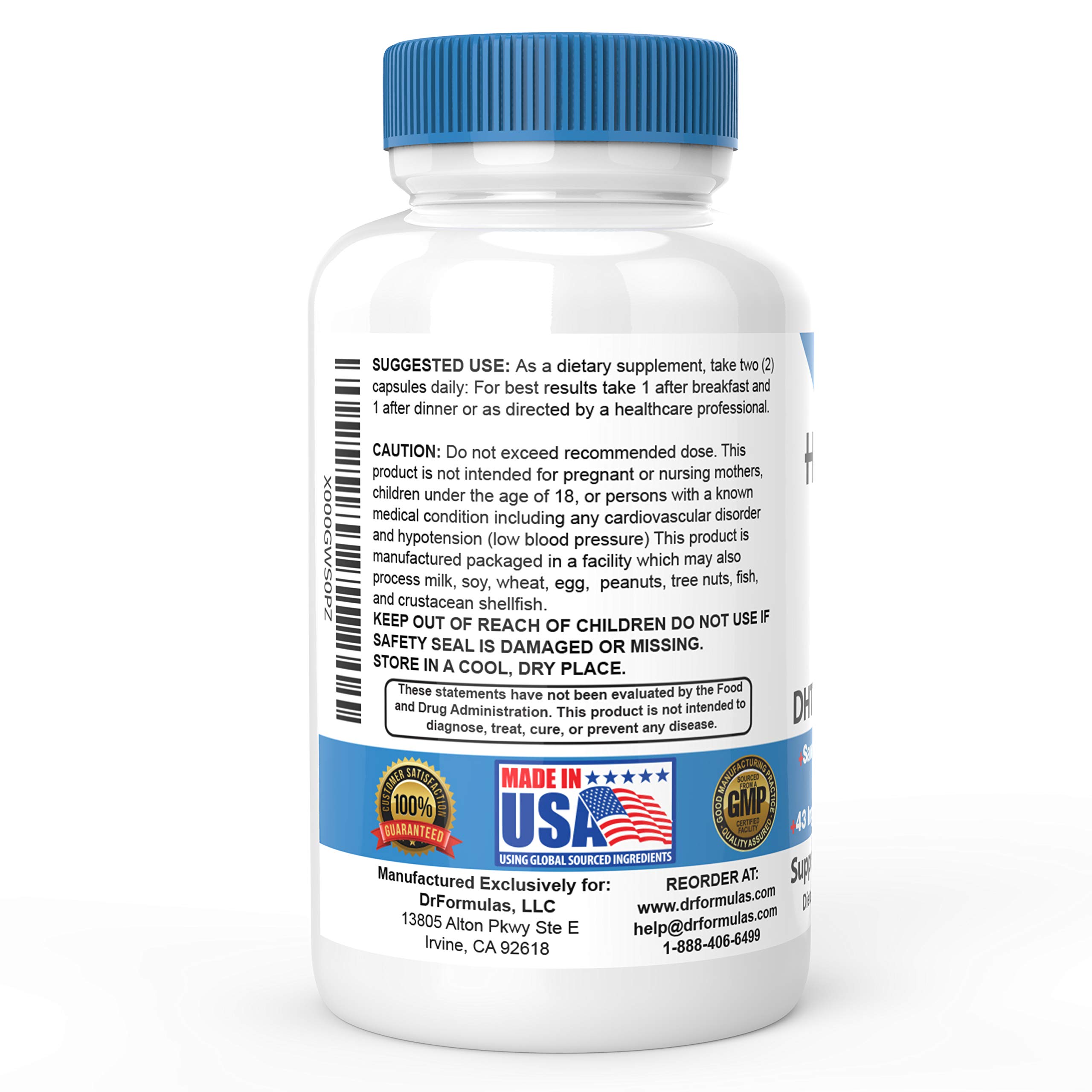 Foto 4 pulgar | Suplemento Dr. Formulas Hairomega, Bloqueador De Dht, Biotina, 5000 Mcg - Venta Internacional.