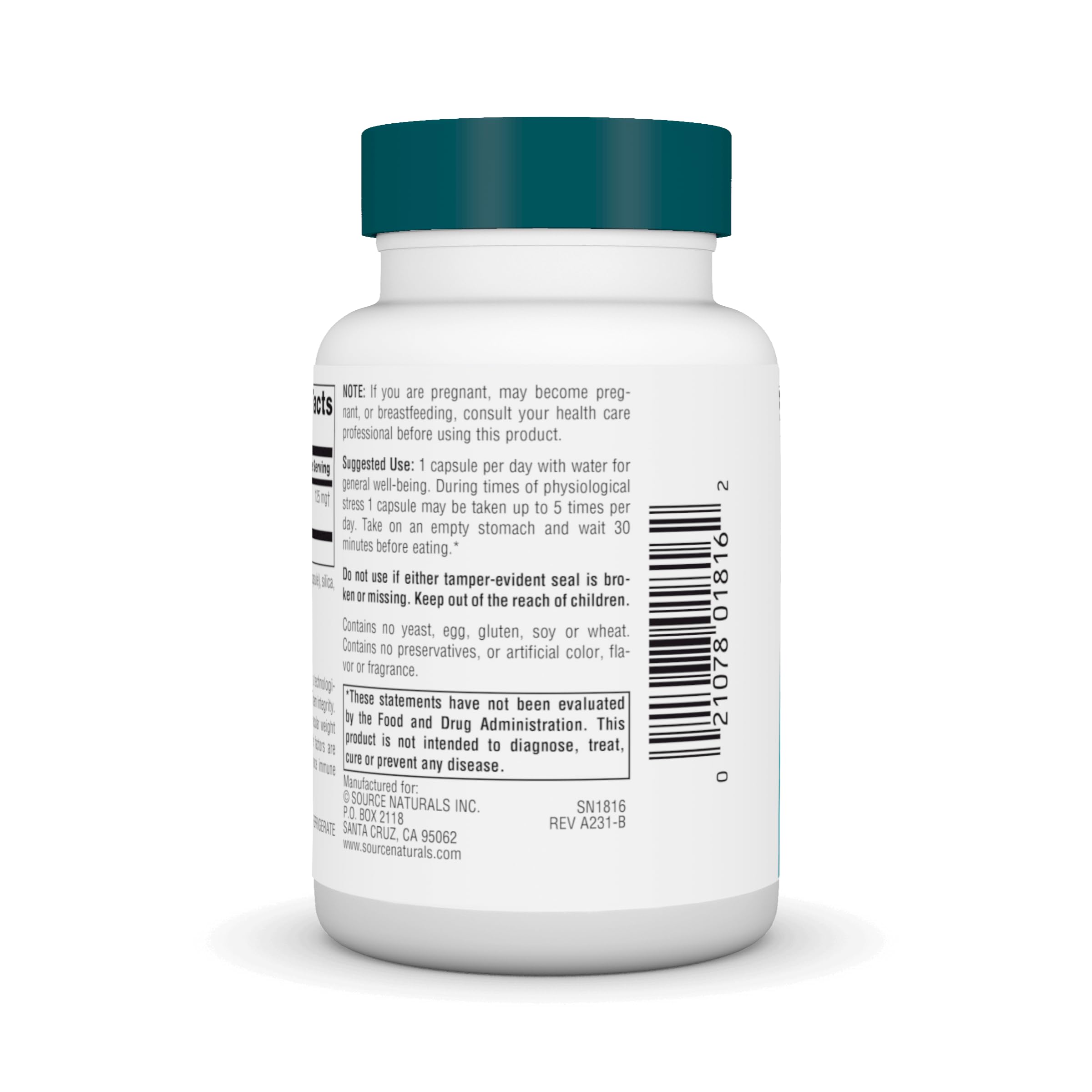 Foto 4 pulgar | Supplement Source Naturals Wellness Transfer Factor 125 Mg - Venta Internacional.
