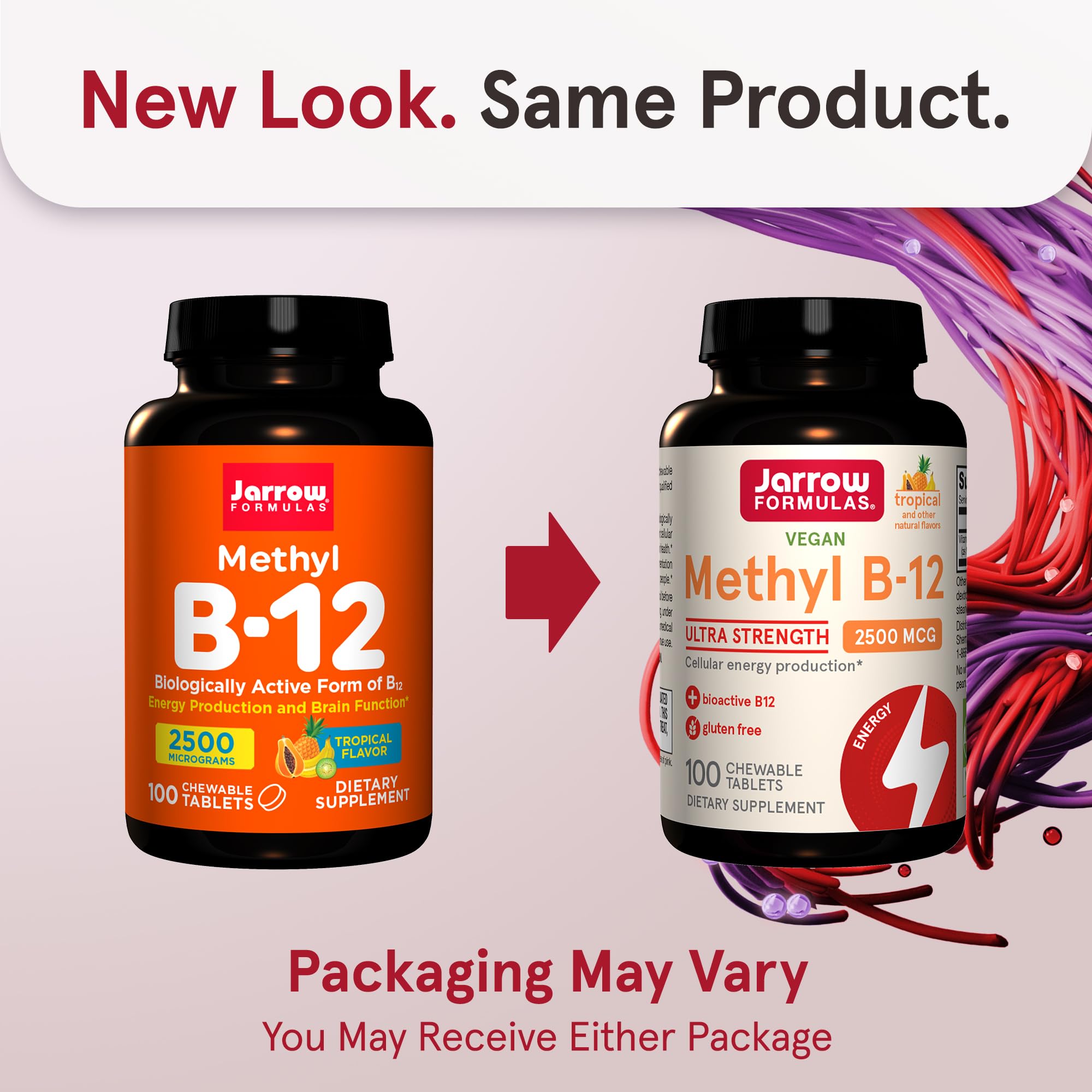 Foto 3 pulgar | Suplemento De Metil B-12 Ultra Fuerte De Jarrow Formulas, 2500 Mcg - Venta Internacional.