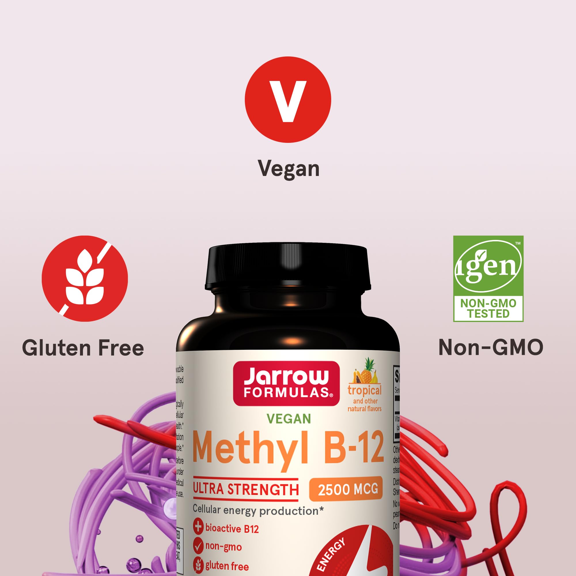 Foto 6 pulgar | Suplemento De Metil B-12 Ultra Fuerte De Jarrow Formulas, 2500 Mcg - Venta Internacional.