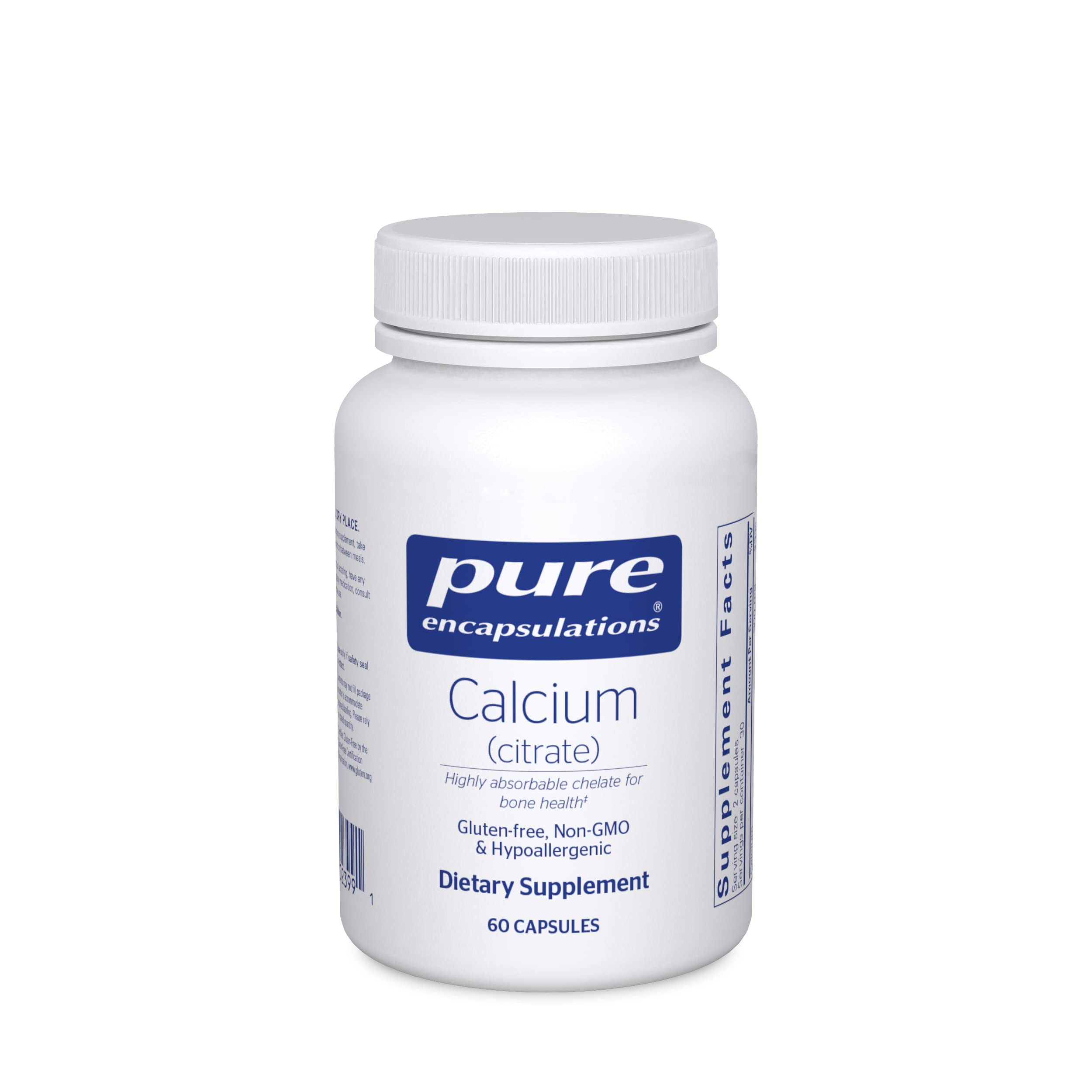 Foto 2 pulgar | Suplemento De Calcio Pure Encapsulations Citrato De Calcio 60 Cápsulas - Venta Internacional.