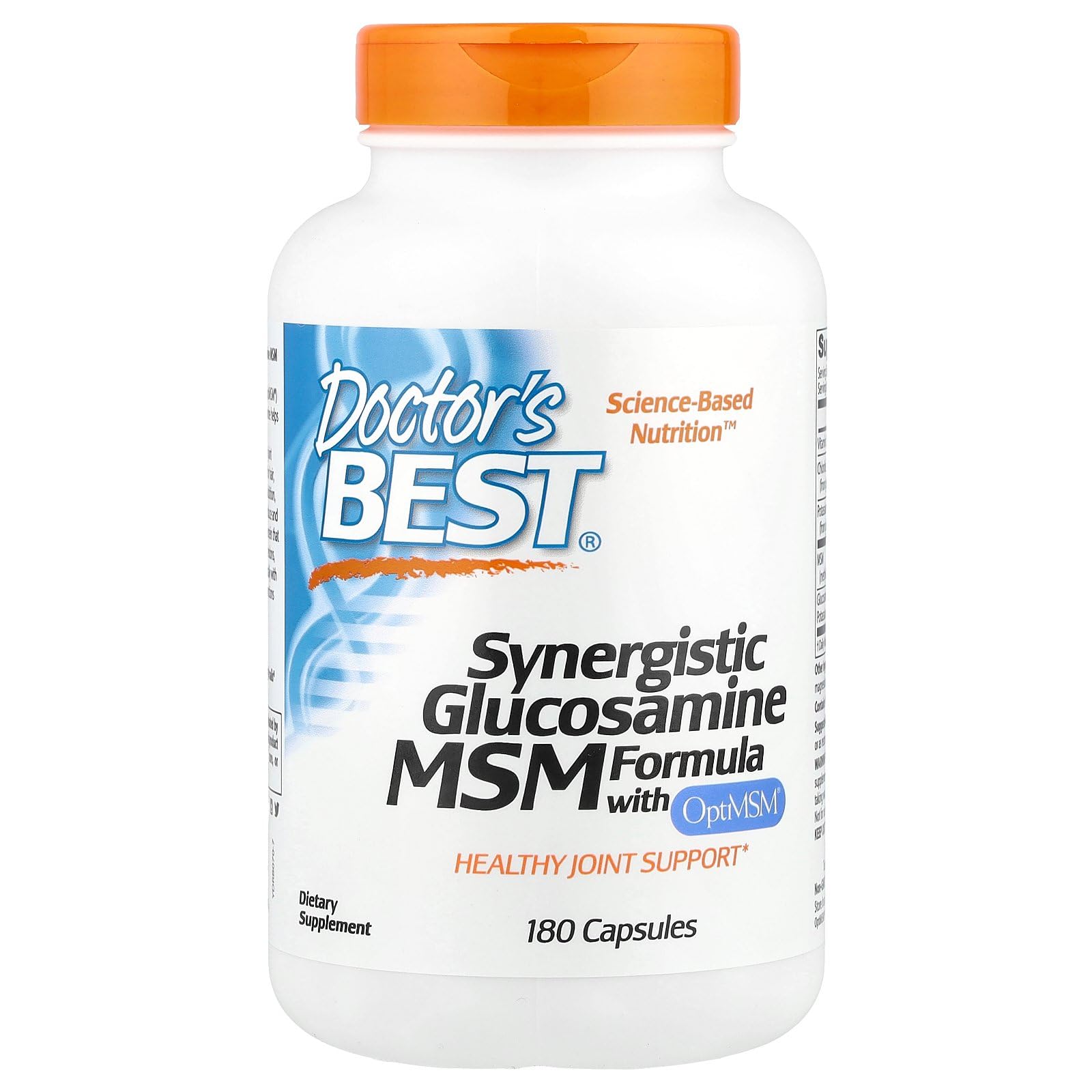 Foto 2 pulgar | Suplemento Doctor's Best Synergistic Glucosamine Msm 180 Cápsulas - Venta Internacional.