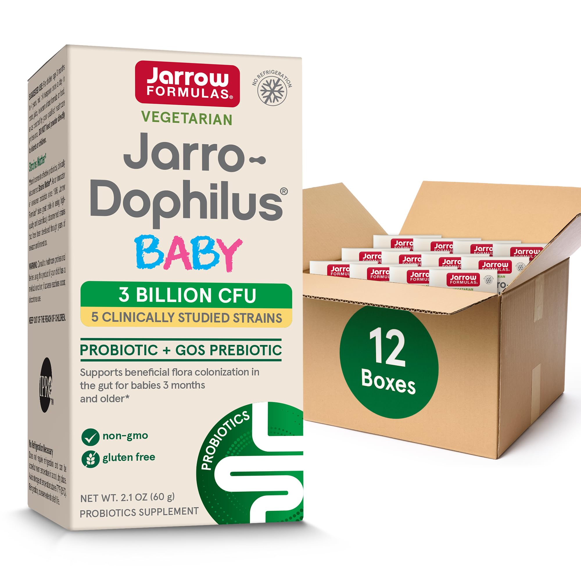 Suplemento Jarro-dophilus Baby Probiotic 60d De Jarrow Formulas - Venta Internacional.